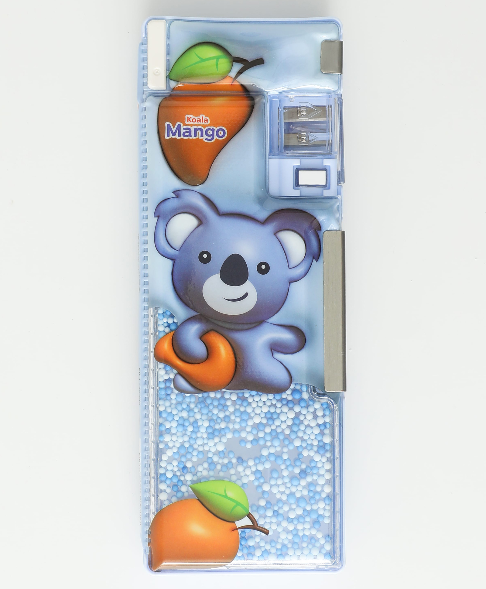 Teddy Kids Double Sided Magnetic Pencil Box Blue| Premium Hard Case| Multi-Compartment Storage| Built-In Sharpener| Easy-Open Lid| for School Stationery for Boys & Girls-image-43
