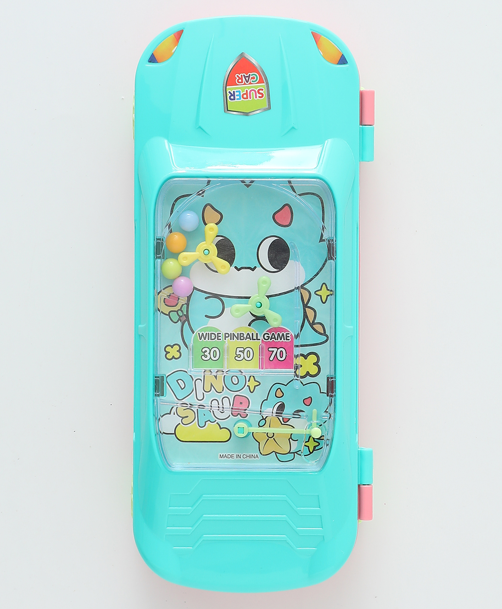 Dinosaur Kids Car-Shaped Pencil Box with Pinball Game Blue| Number Lock| Stationery Case for Boys & Girls| School and Home Use-image-40
