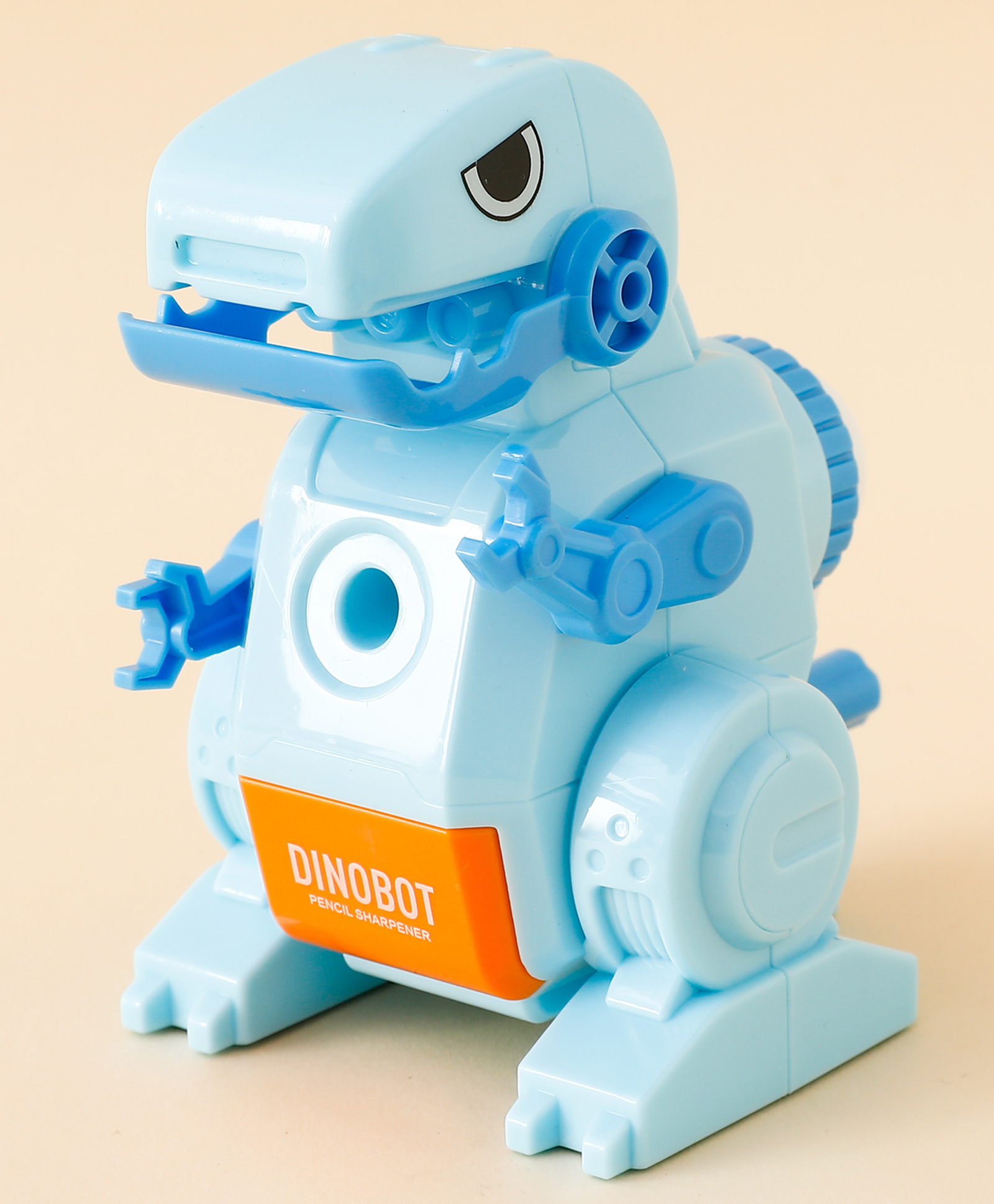 Dino Bot Table Top Pencil Sharpener - Blue| Easy to Clean| Detachable| Perfect for School & Gifting for Boys & Girl-image-29
