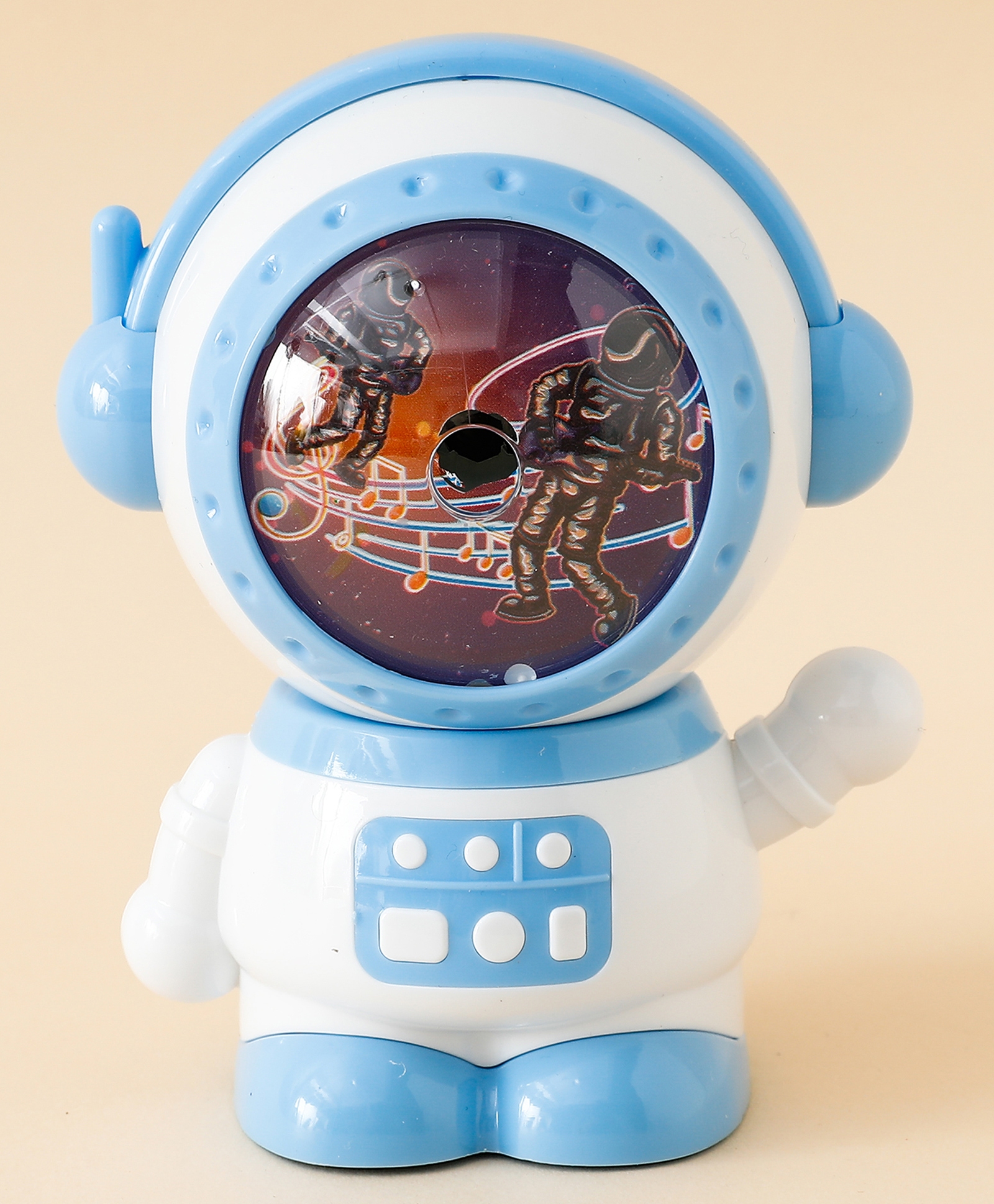 Astronaut Table Pencil Sharpener White & Blue| Detachable| Easy to clean| Perfect for School & Gifting-image-38