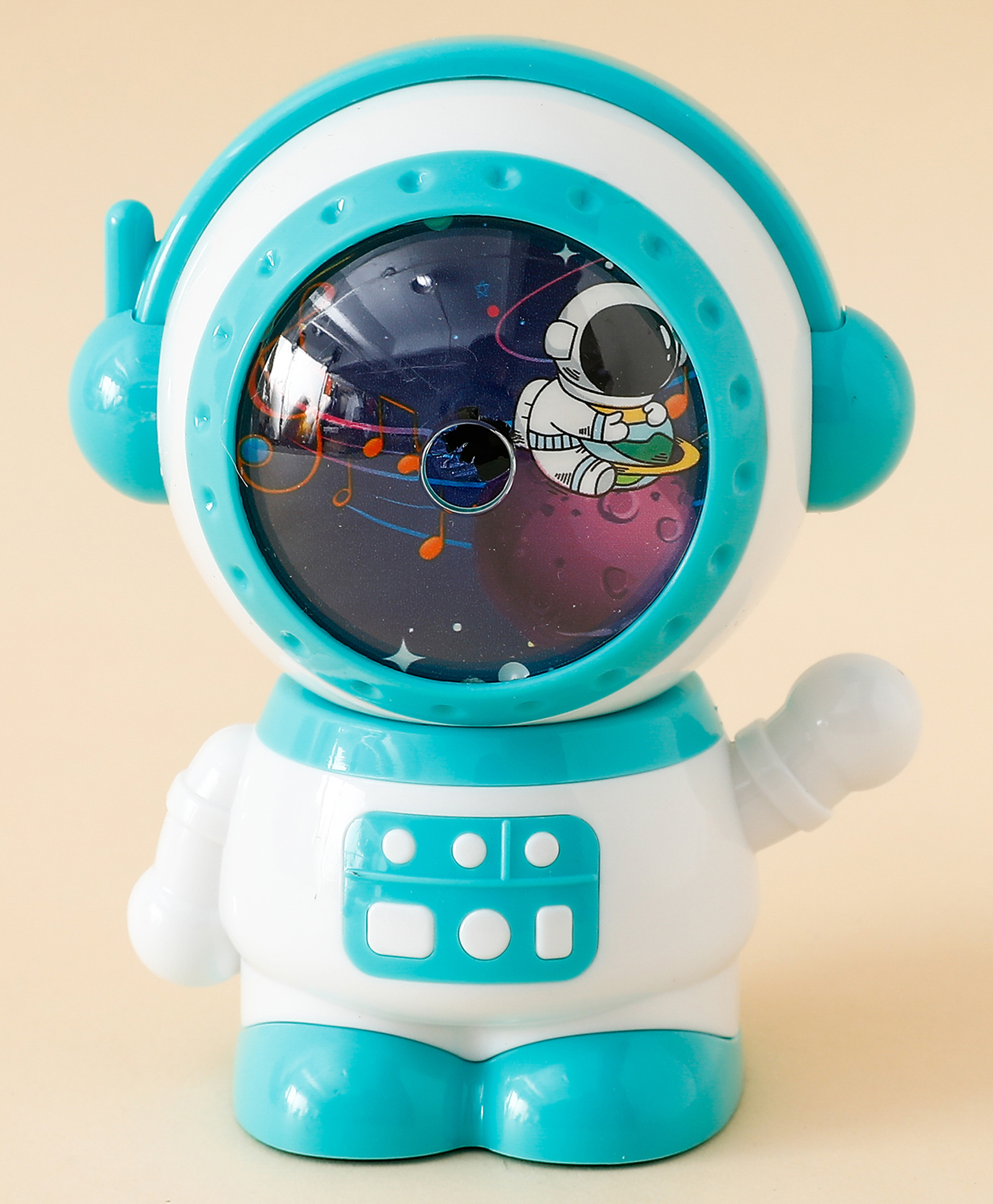 Astronaut Table Pencil Sharpener - White| Detachable| Easy to clean| Perfect for School & Office Use| Utility Gift for Boys & Girls-image-34