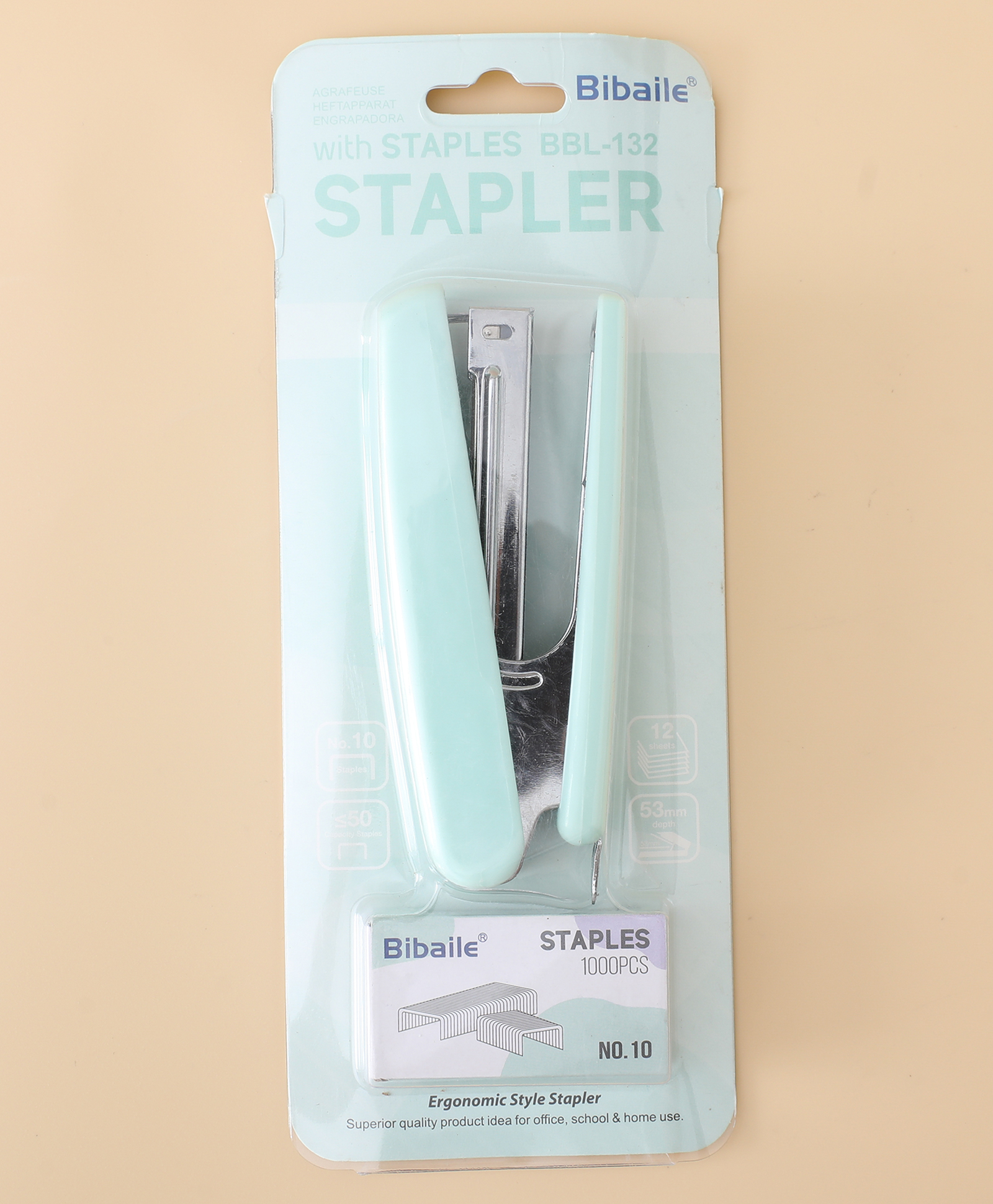 Mini Stapler with Staples Blue| Compact, Durable, Office & School Stapler for Papers, Worksheets, Crafts| Ready to Use-image-20