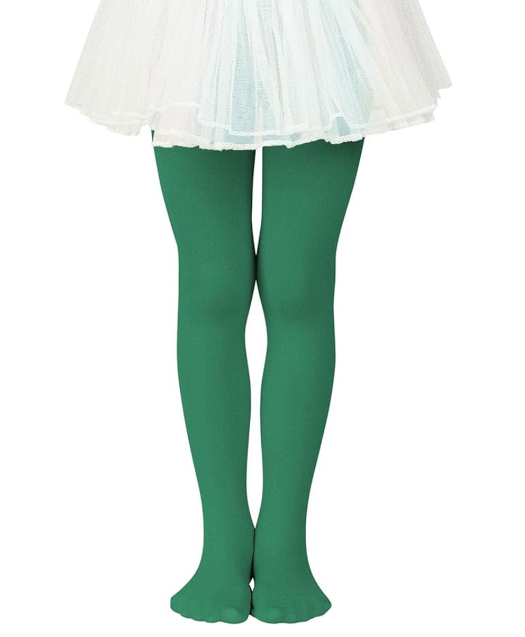 Neska Moda Cotton Elastane Solid Stockings - Dark Green-picture-12