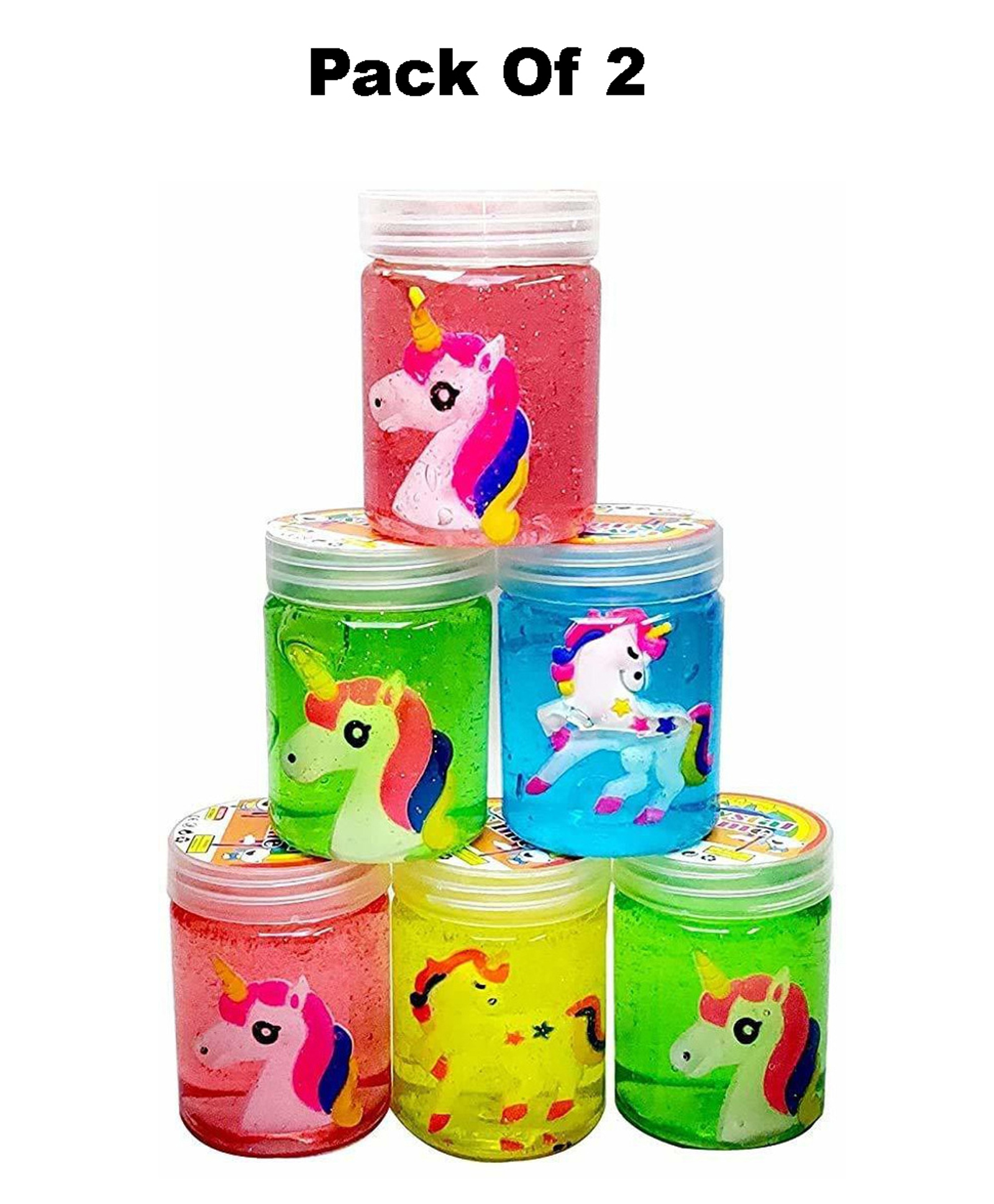 DOMENICO Slime Kit for Girls Boys, Slime Party Favors for Kids, Pretty Stretchy & Non-Sticky Slime Pack, Bottle Slime for Kids Stuffers(Pack 2)-image-34
