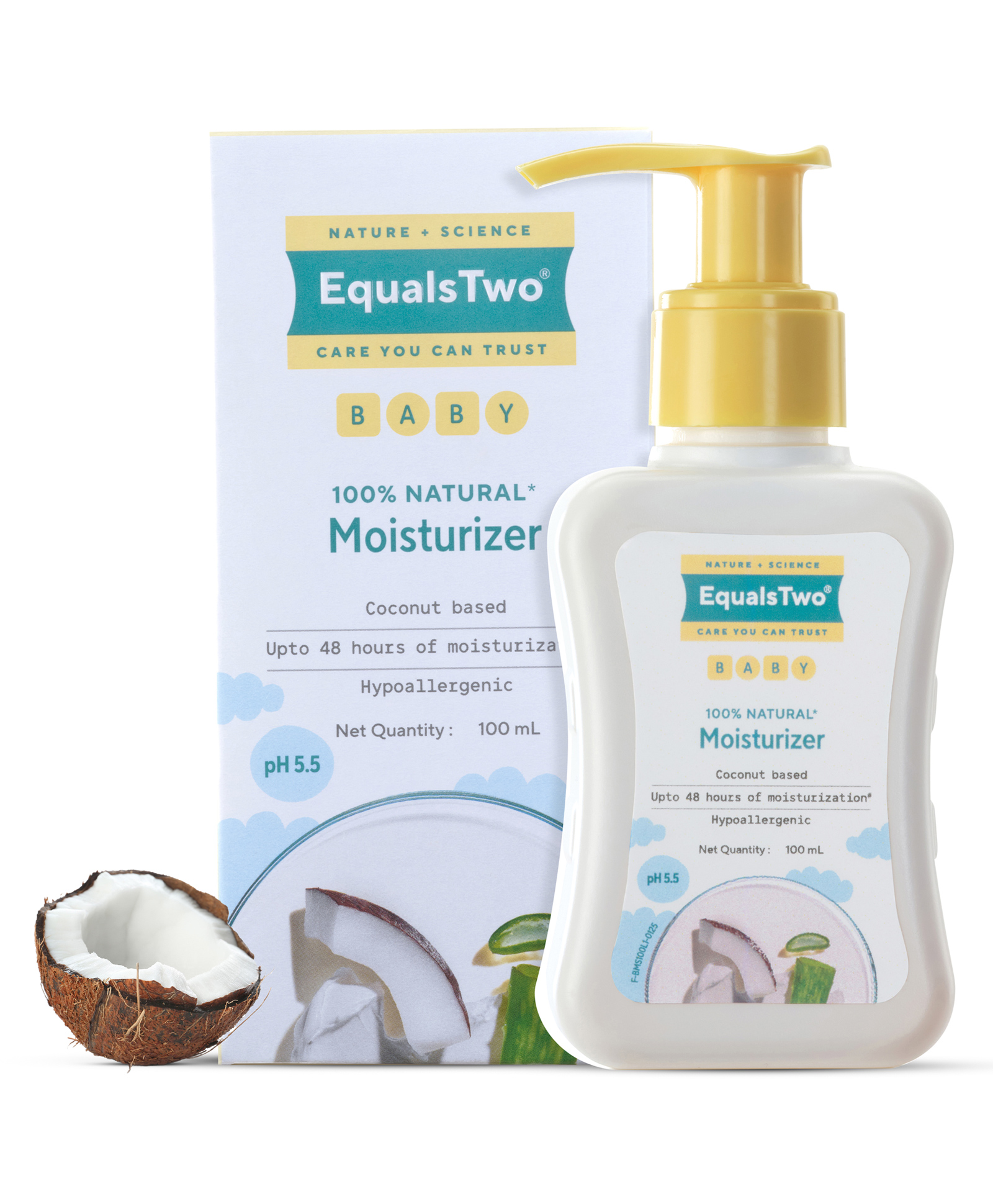 EQUALSTWO Coconut Based Baby Moisturizer - 100 ml-picture-23