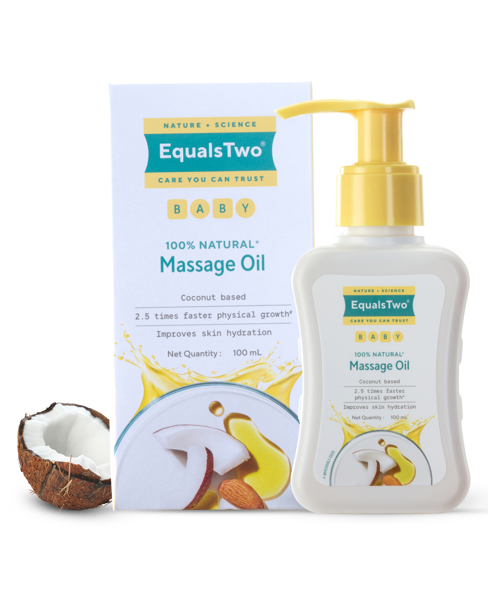 EQUALSTWO Coconut Based Baby Massage Oil - 100 ml-picture-13