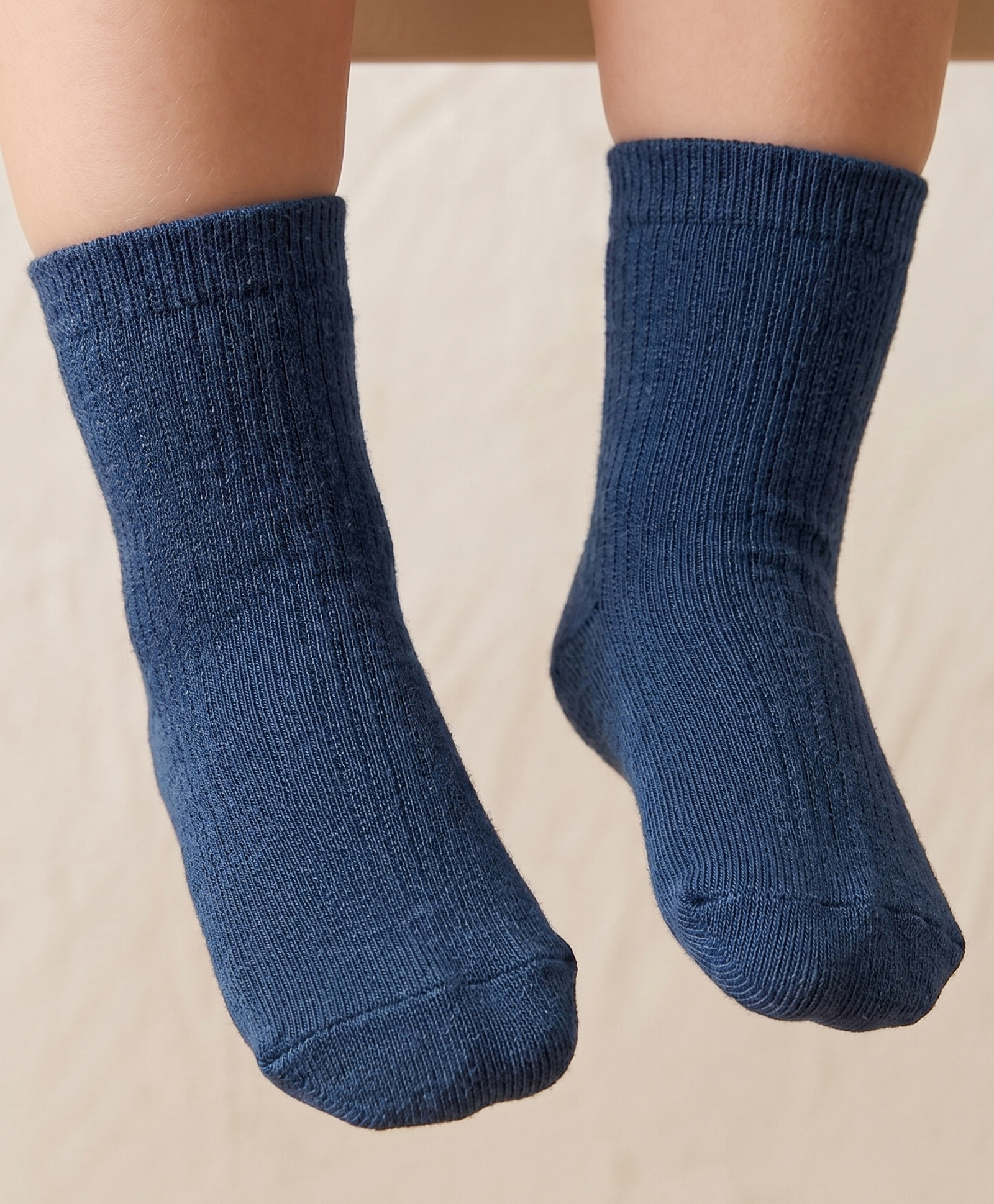 Mustang Cotton Knit Ankle Length Solid School Socks - Navy Blue-picture-21