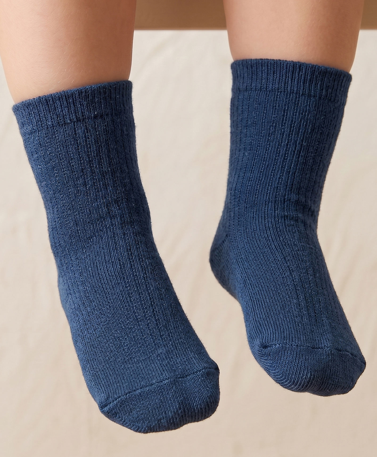 Mustang Cotton Knit Ankle Length Solid Colour Socks - Navy Blue-picture-10
