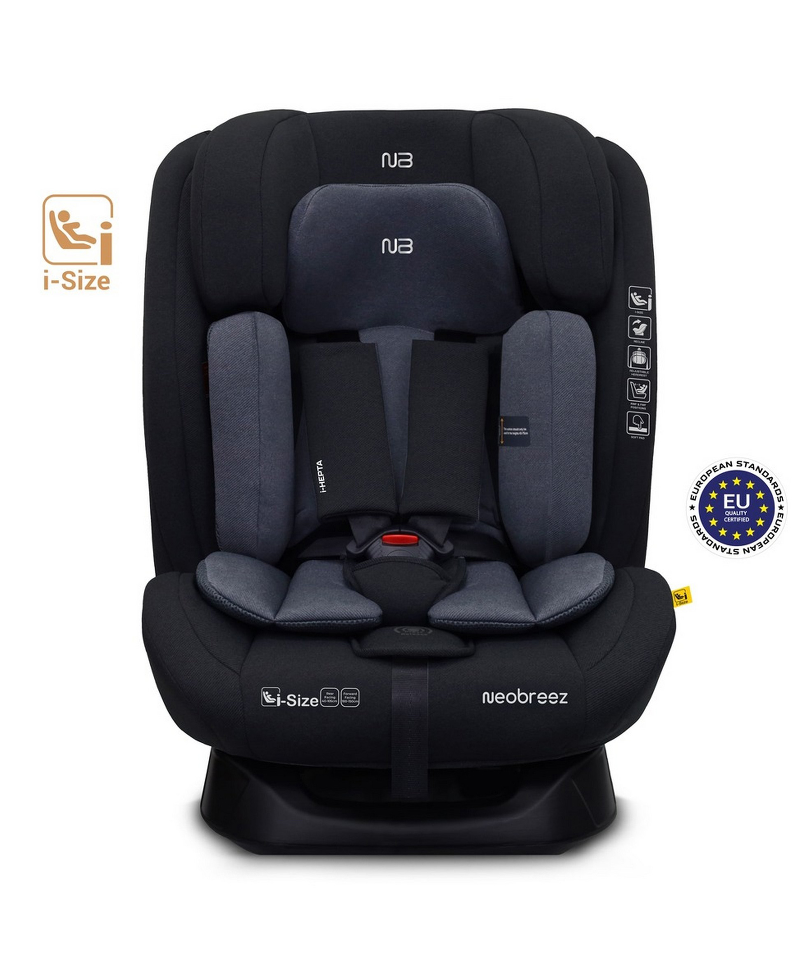 neobreez Neobreeze Car Seat I-Hepta Black /Gray-picture-19