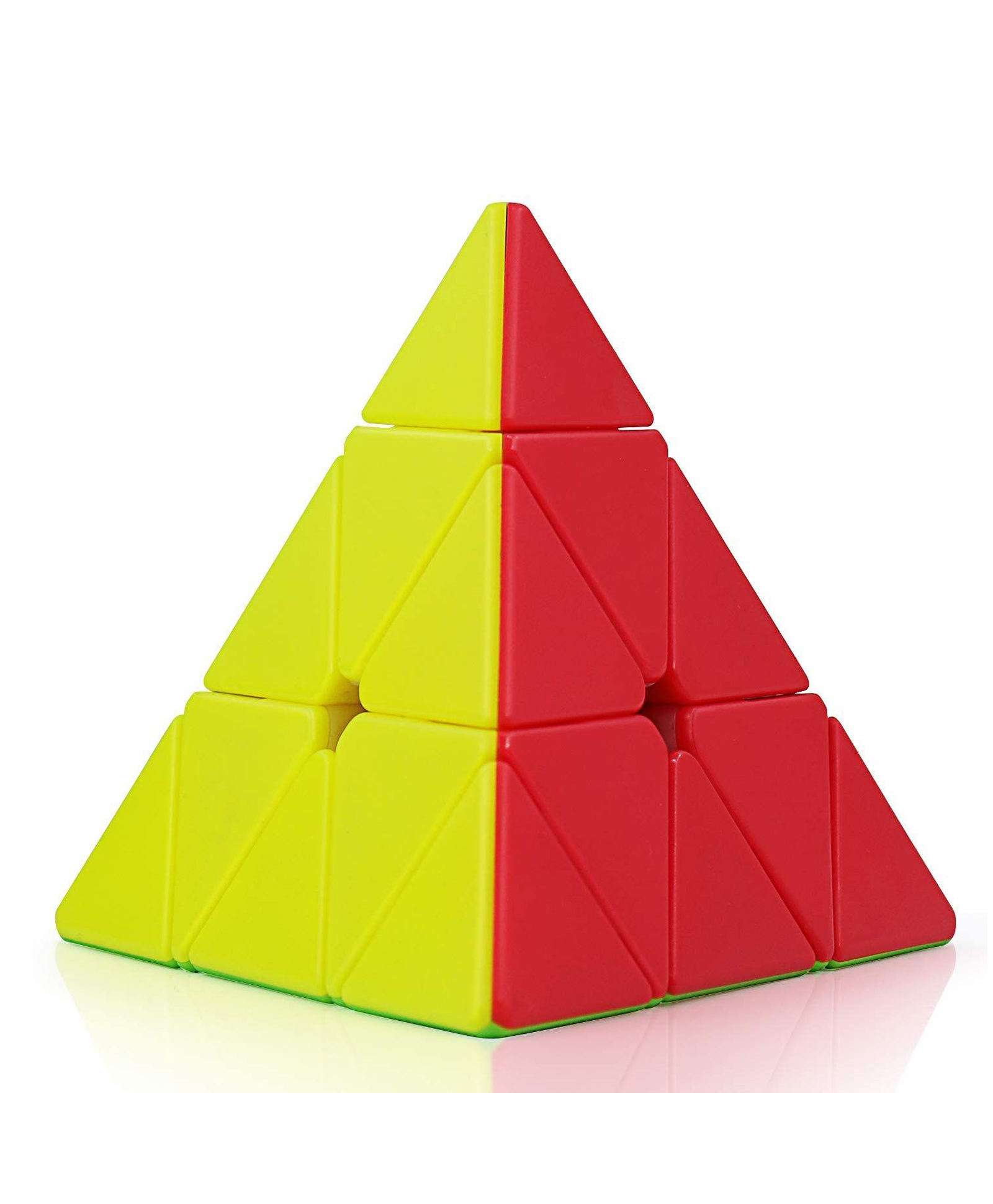 Sanjary Moyu Pyraminx Triangle High Speed Stickerless Magic Pyramid Puzzle Cube Game Toy Multicolor-image-2