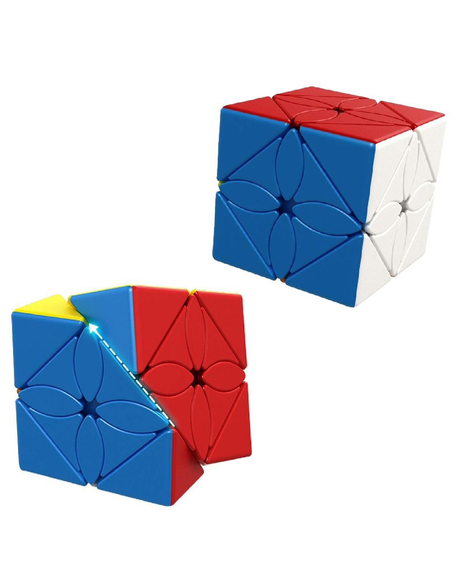 Sanjary Moyu Maple Leaves Stickerless Speed Magic Cube Puzzle Smooth and Fast Rotations a Fun Stress-relieving Toy for All Age Groups Color Design May Vary-image-37