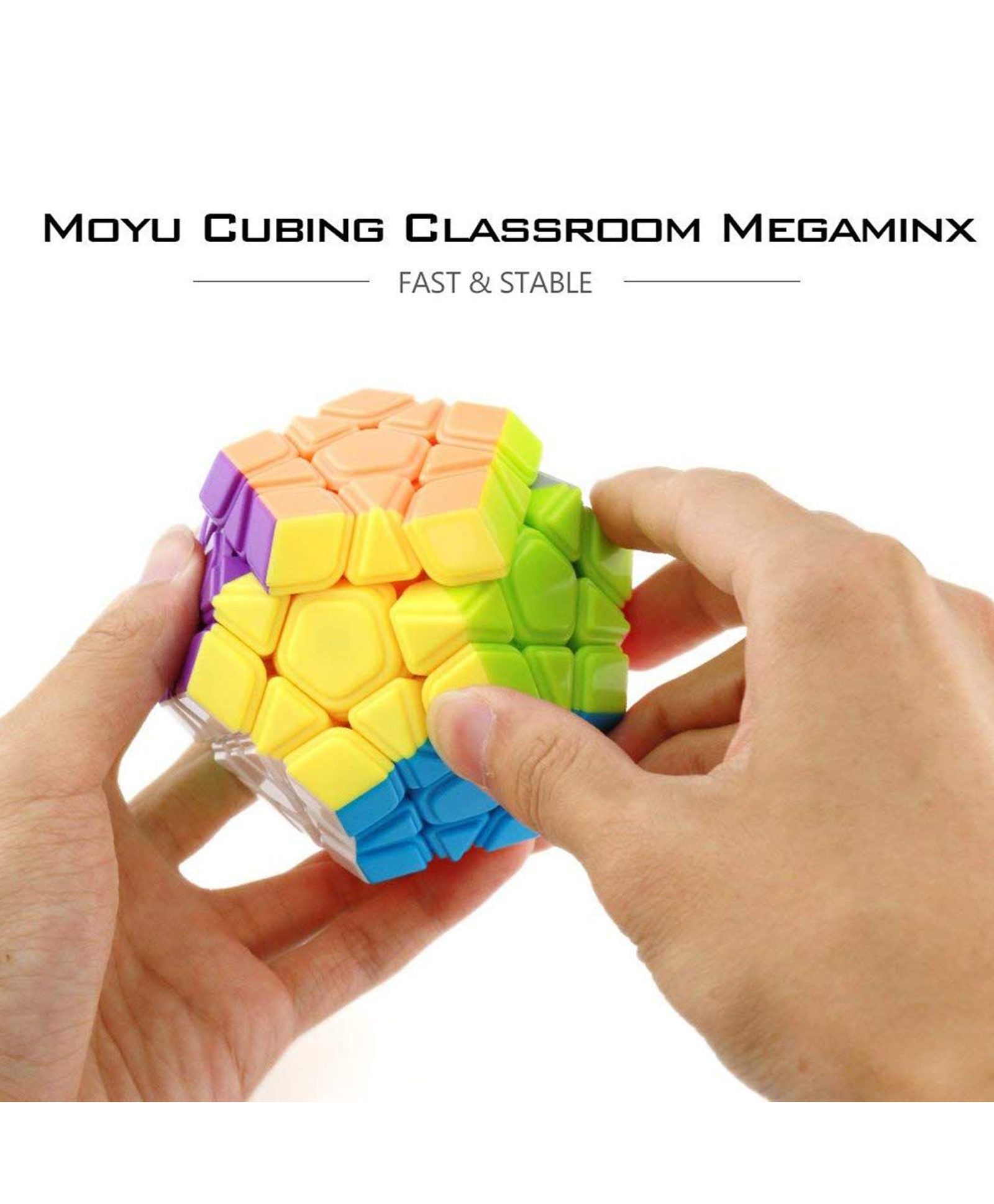 Sanjary Monster Megaminx Moyu Cube Stickerless Speed Cube Magic Cube Puzzle for Kids & Adult Color Design May Vary-image-48