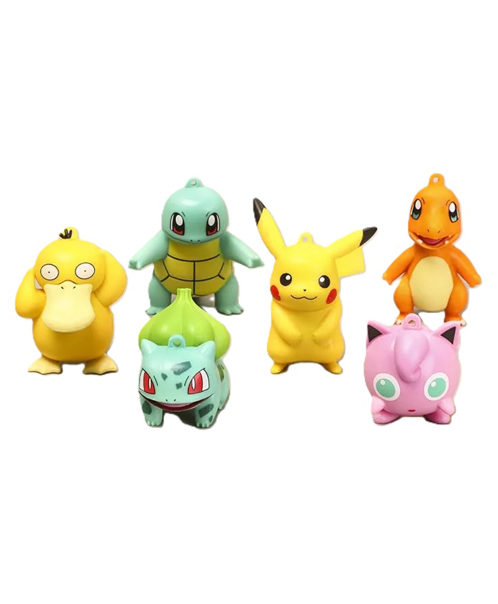 Sanjary Pokemon Action Figure Miniature Toy Figure (Doll) Special Edition set of 6 for Car Dashboard, Decoration, Cake, Office Desk & Study Table color design may vary