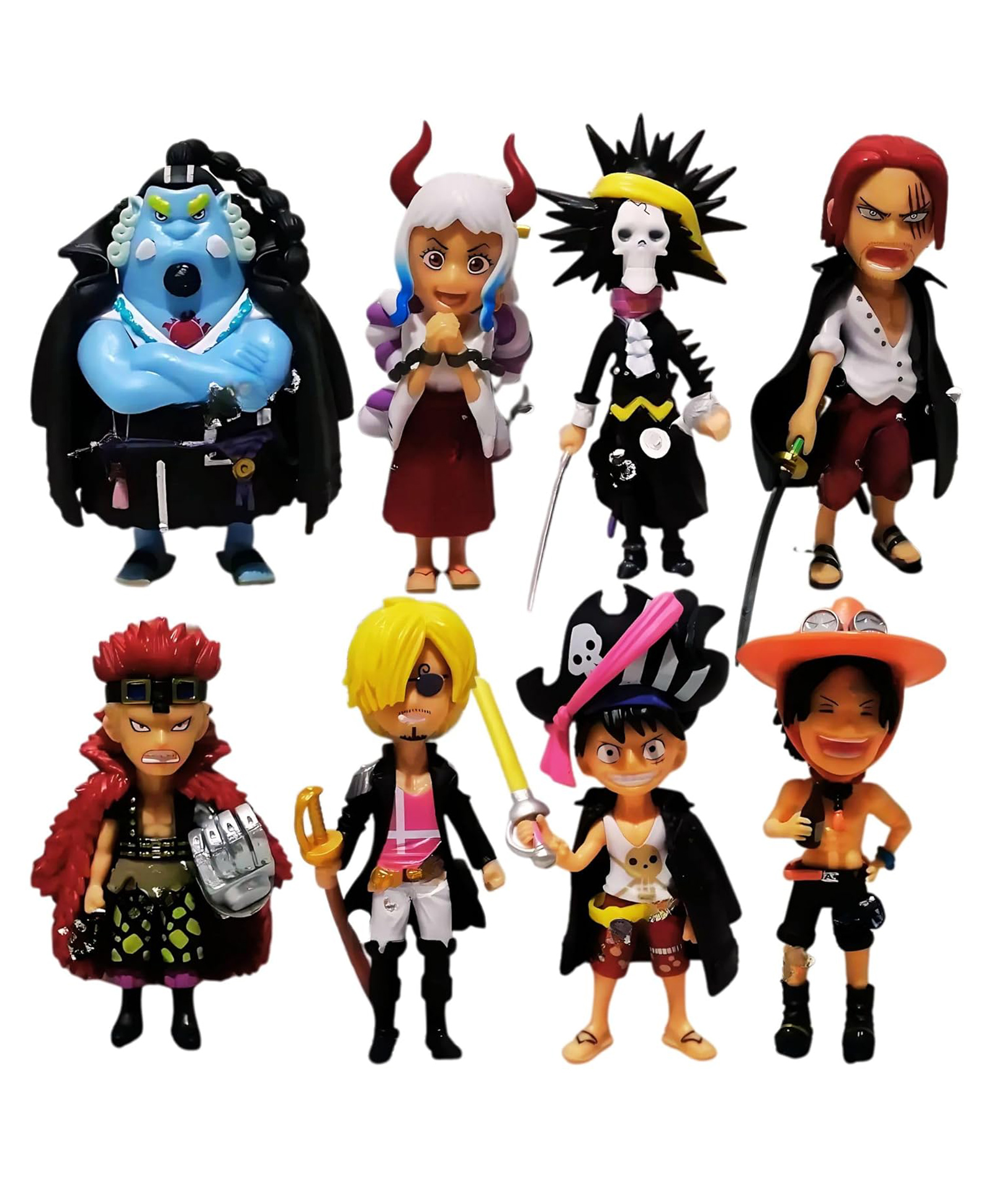 Sanjary One pices action Figurines Toys set of 8 for Kids color design may vary-image-2