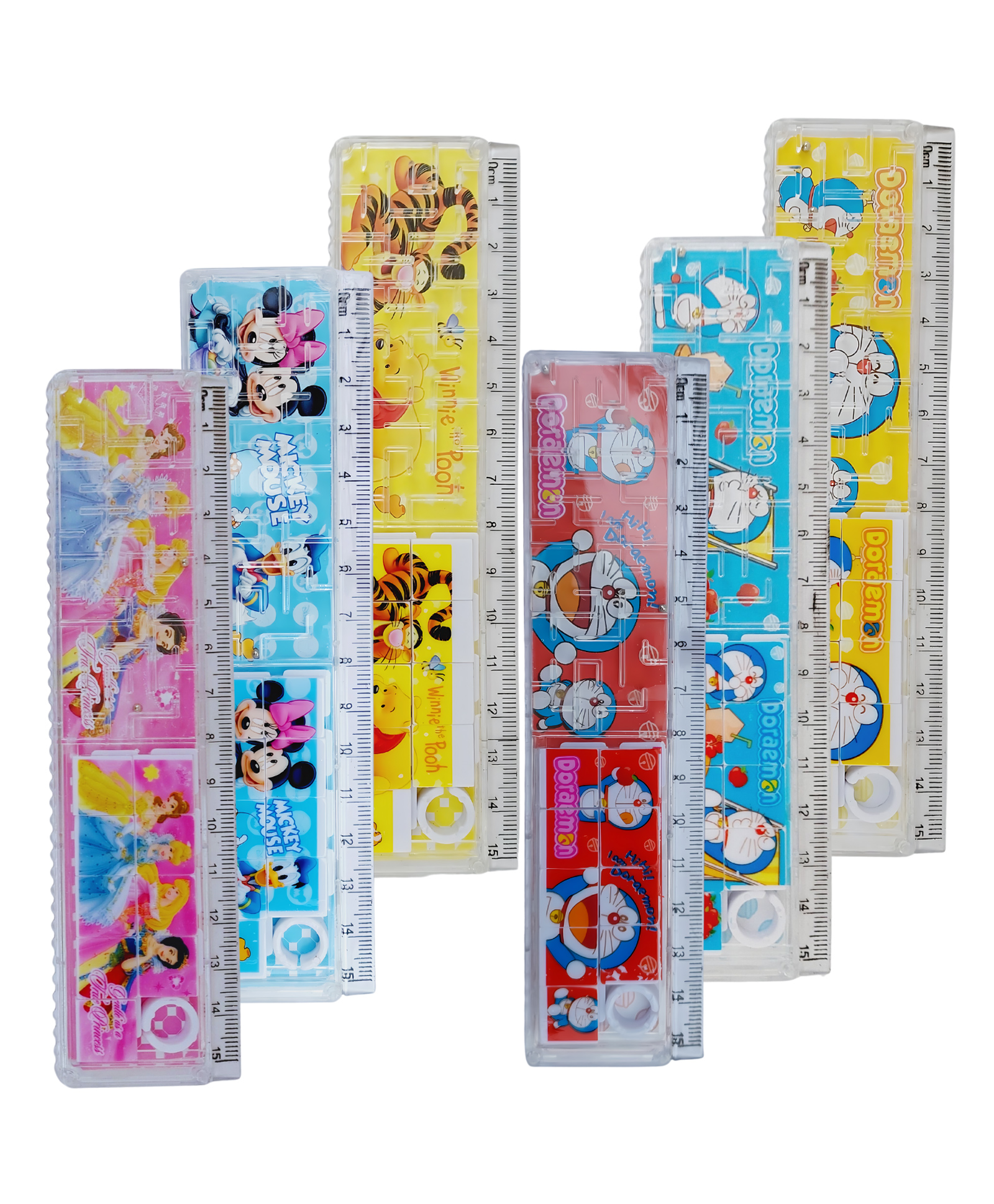 IncyWincy 3-in-1 Puzzle Ruler for Kids (Pack of 6) - 15cm-image-37