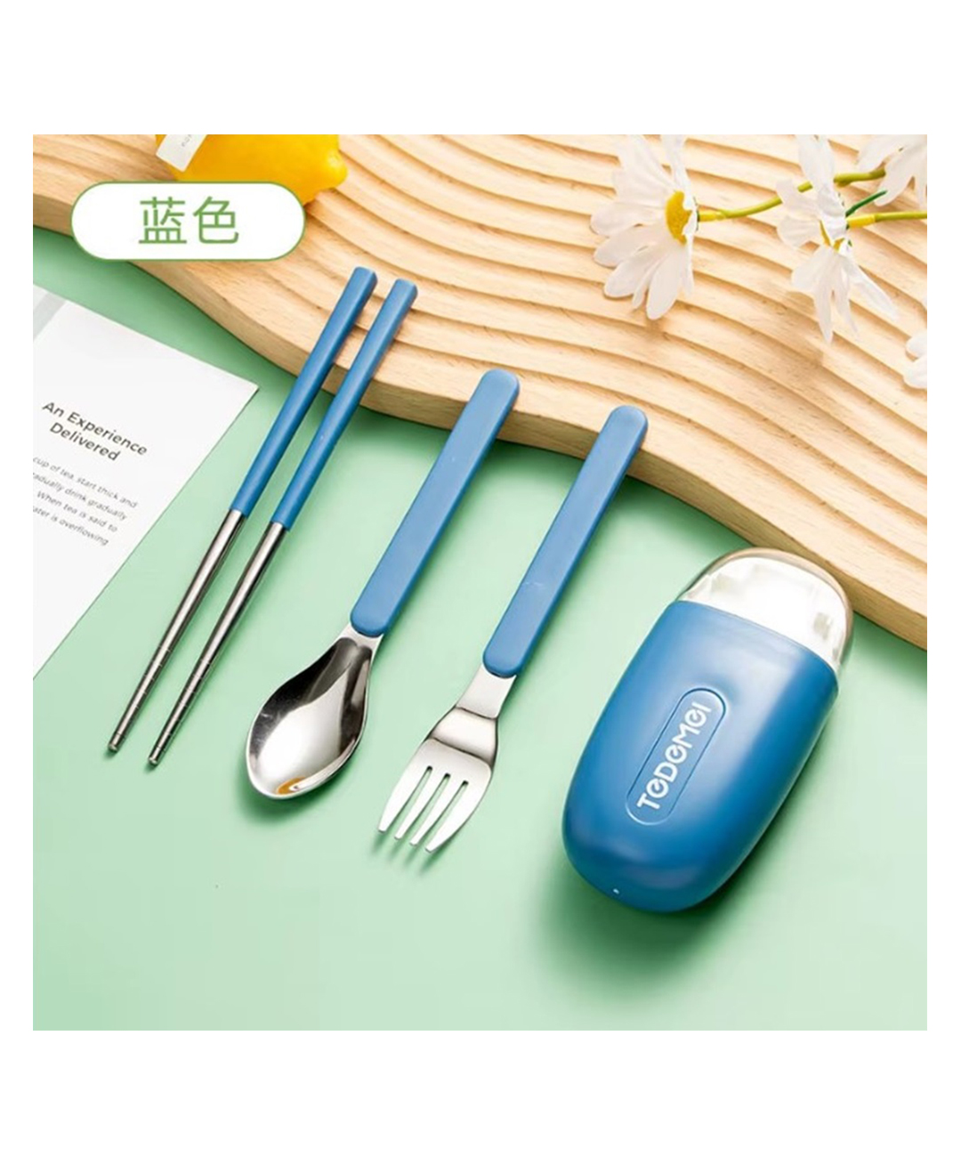 Cuddle Nest Premium Cutlery Set for Kids - Blue-image-27