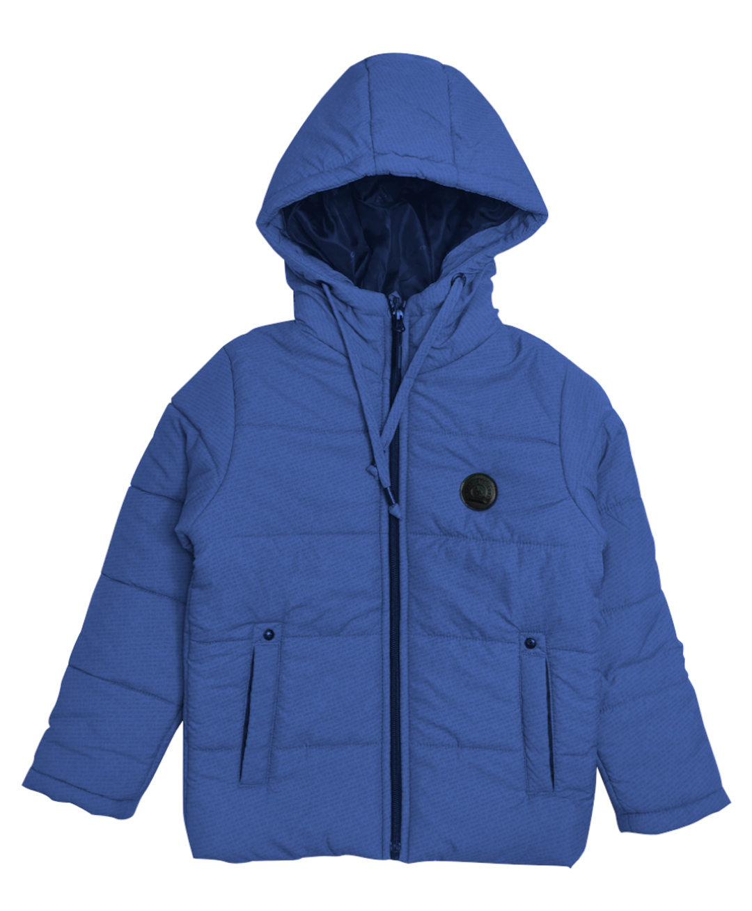 OKANE Woven Full Sleeves Solid Hooded Padded Jacket - Royal Blue-picture-16