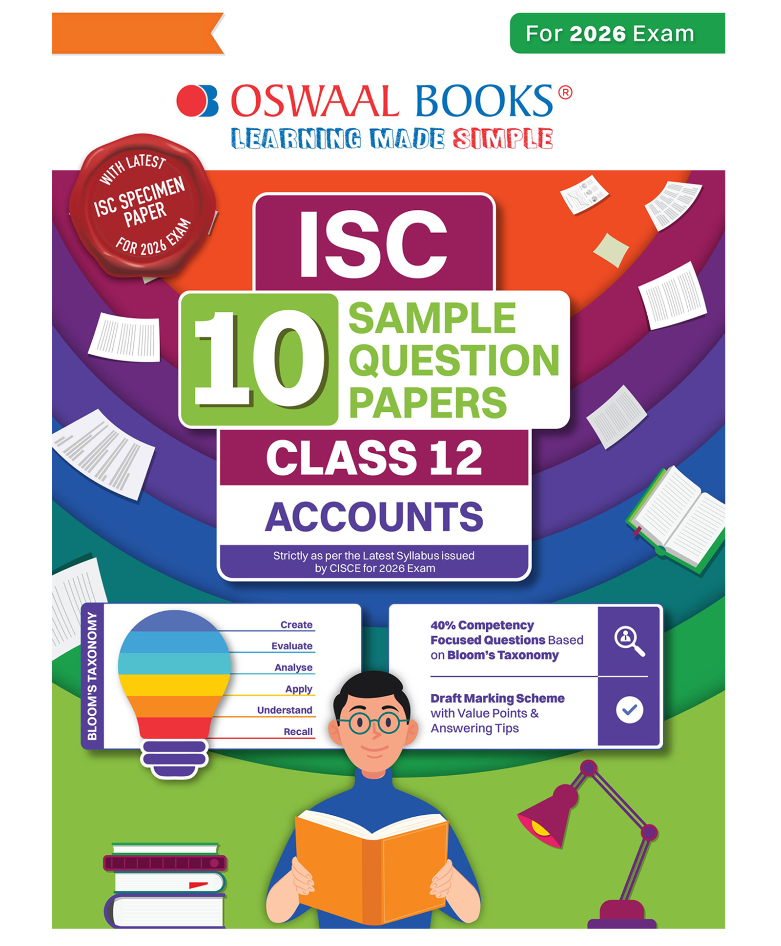 OSWAAL BOOKS ISC 10 SQP Class 12 Accounts for Board Exam 2026 (Strictly aligned with CISCE Latest Specimen Paper 2026), Mind Maps, Solved MCQs, Revision with Explanation & Board Marking Scheme-picture-24