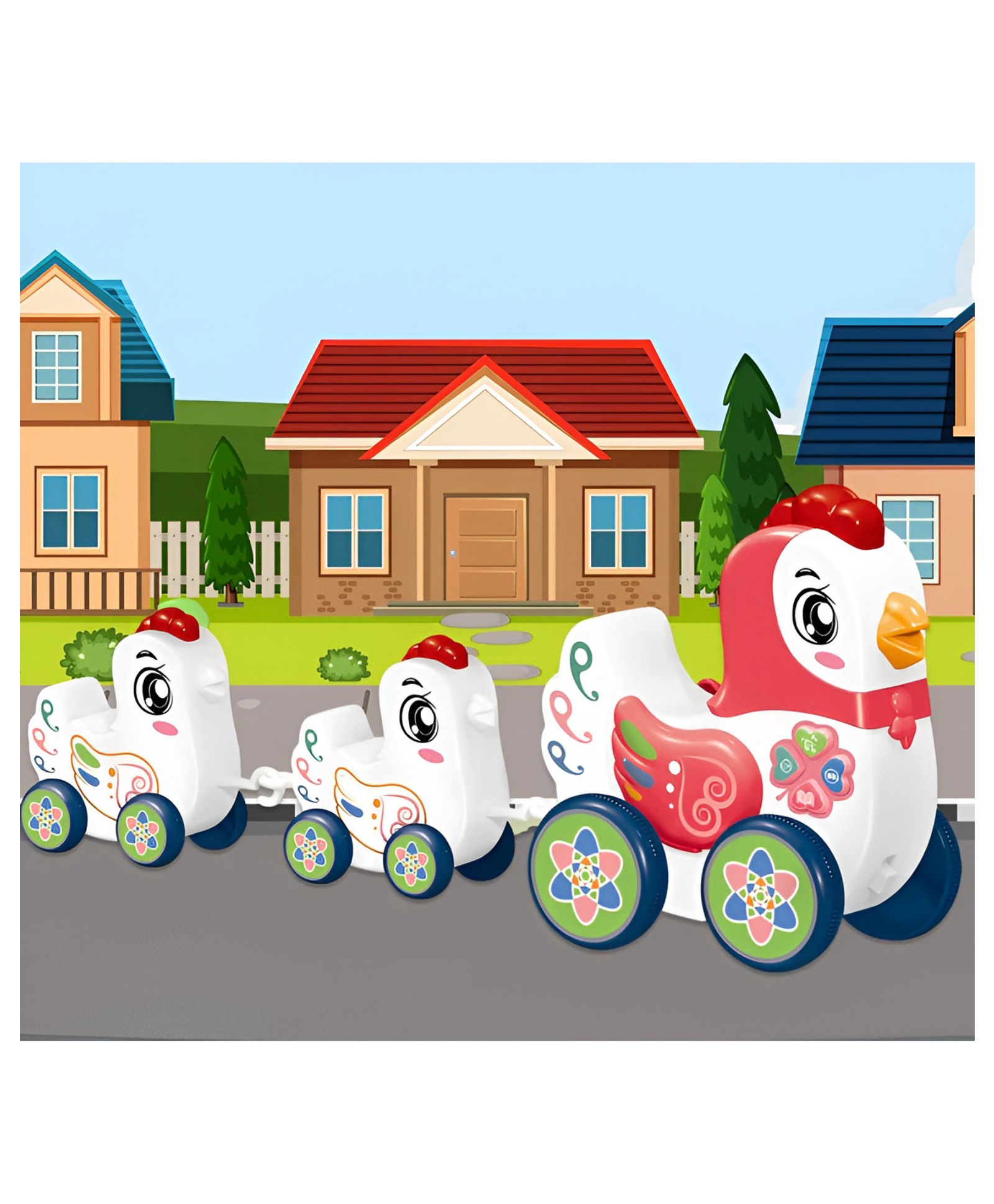 NEGOCIO Electric Duck Toy Walking, Talking, Light & Sound | Interactive Kids Toy - Pack of 1- Color May Vary-image-41