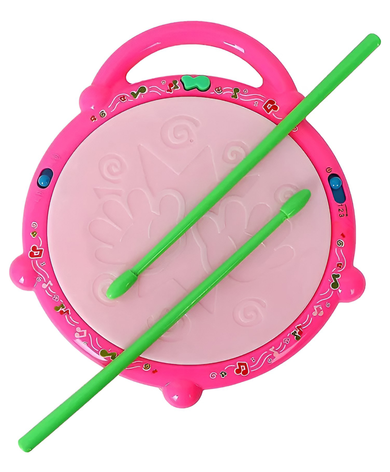 NEGOCIO Musical Flash Drum Toys With Lights & Music for Kids -pack of 1- Color May Vary-image-35