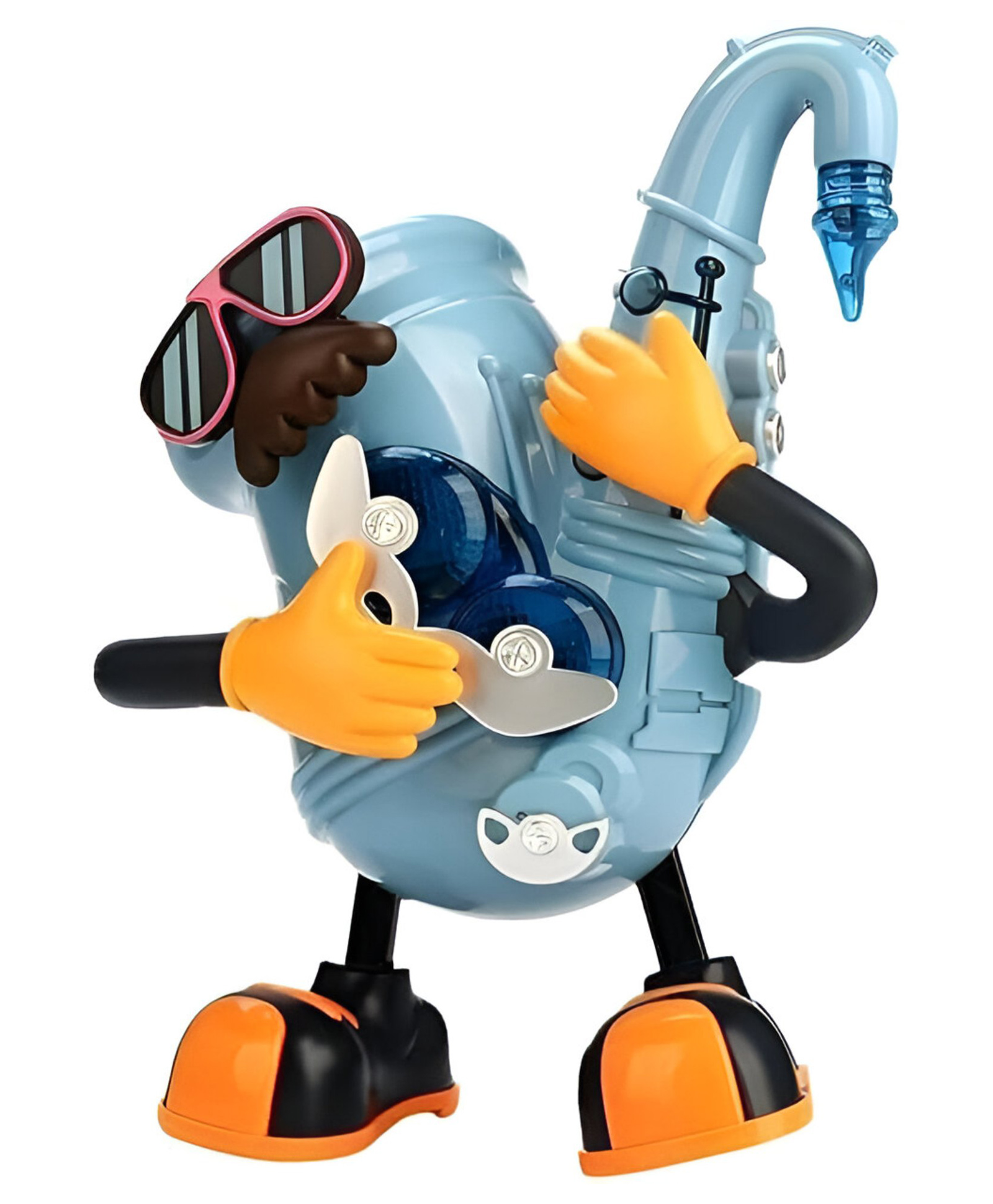 NEGOCIO Battery Operated Musical Mr. Rock Performing Entertaining Dance Moves Interactive Toy for Kids- PACK OF 1- COLOR MAY VARY-image-25