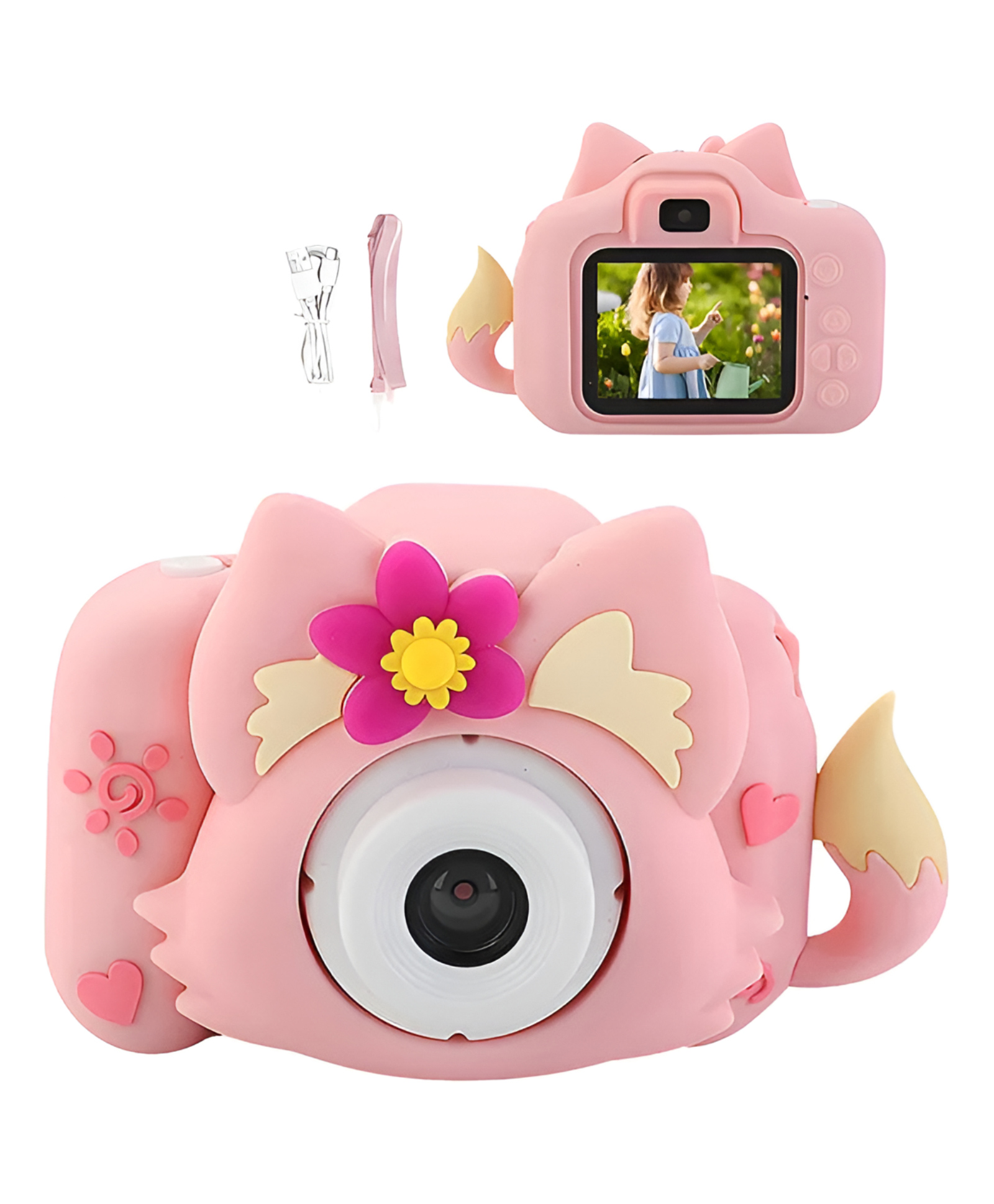 NEGOCIO HD Digital Video Kids Camera, Christmas Birthday Gifts , Cute Portable Little Girls/Boys-PACK OF 1- COLOR MAY VARY-image-27
