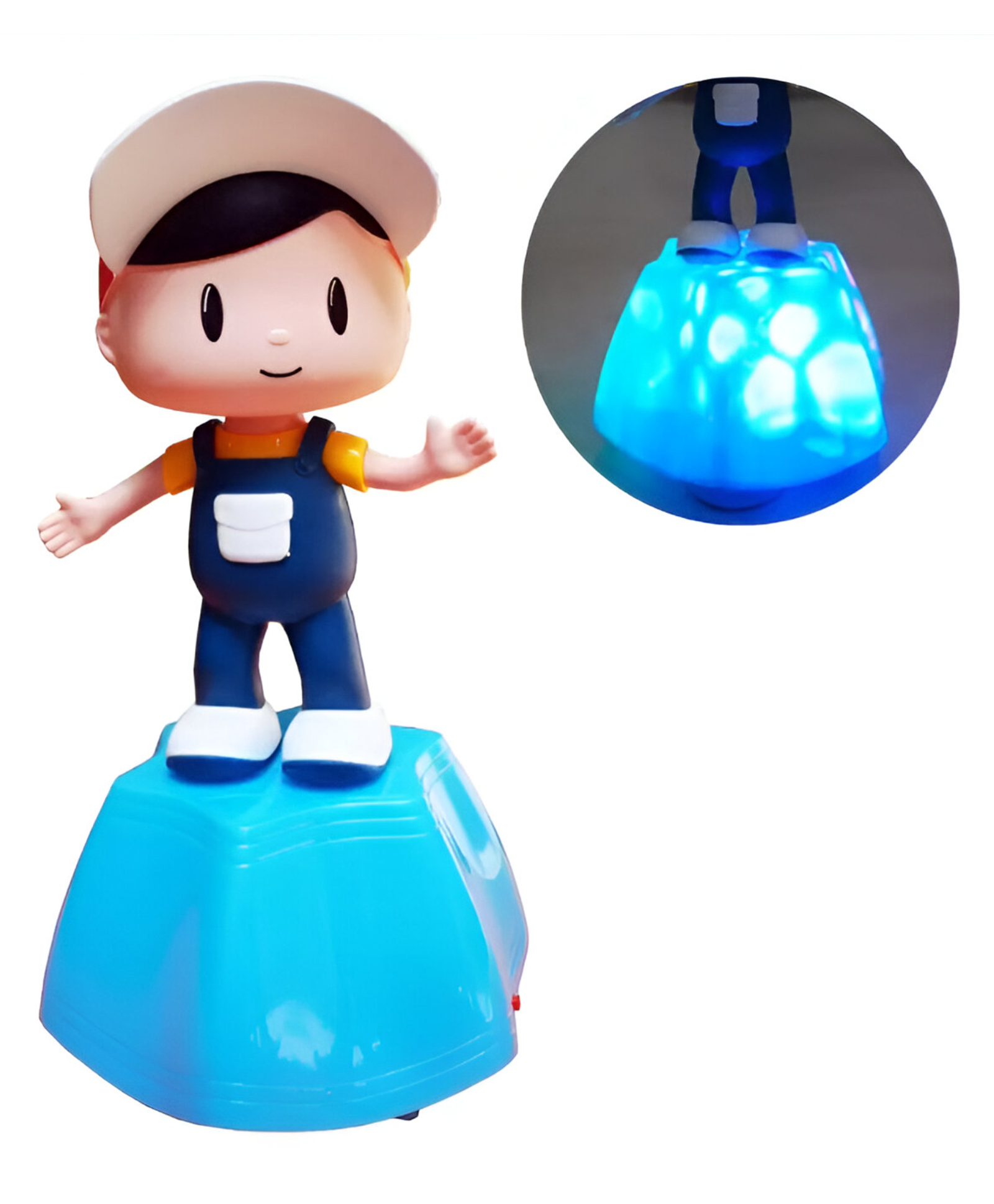 NEGOCIO Musical Toys for Kids Dancing Boy 360 Degree Rotating Light & Sound Toy with Bump and Go Action- PACK OF 1- COLOR MAY VARY-image-19