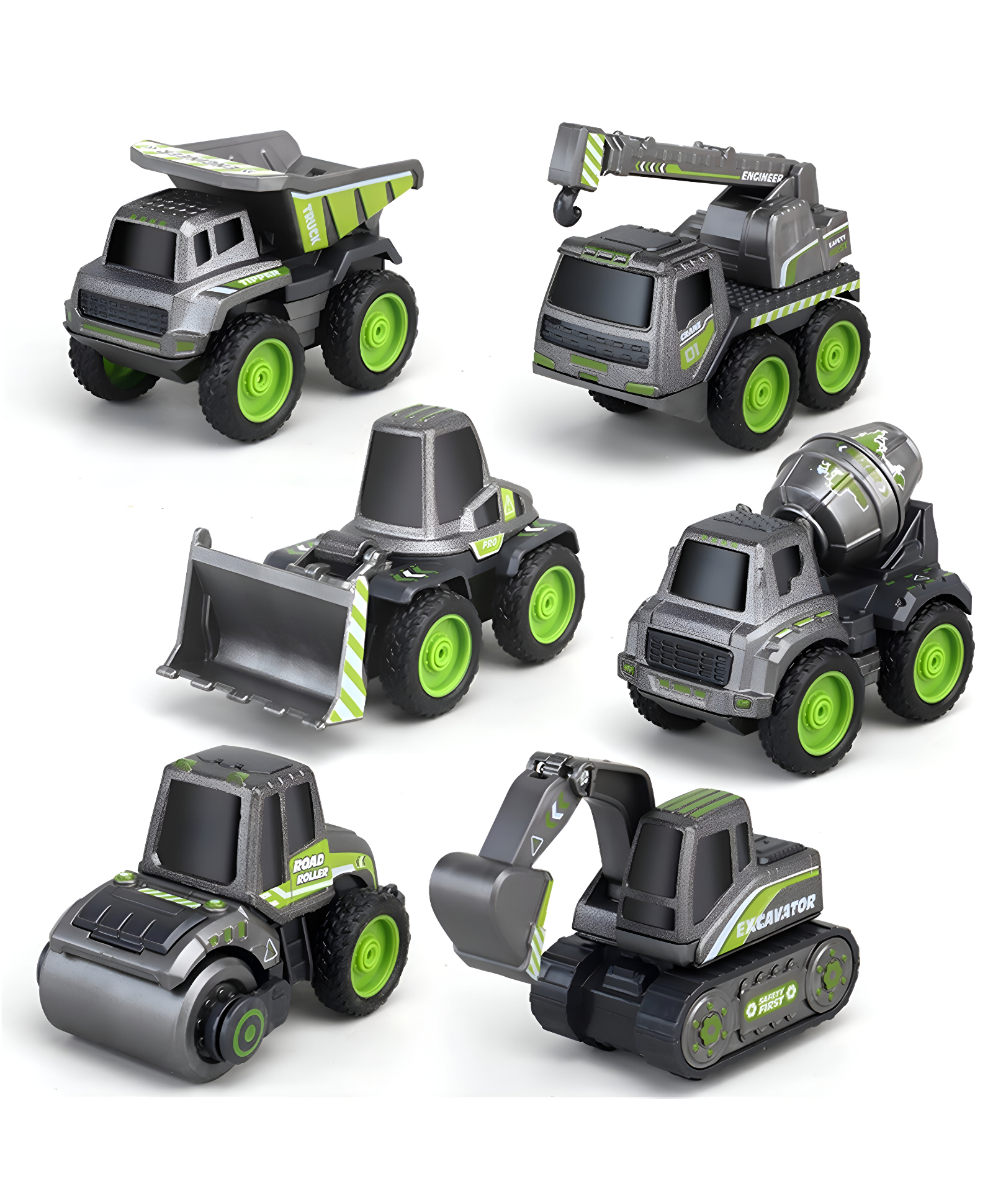 NEGOCIO Unbreakable Excavator, Crane,Truck,Mixer,Bulldozer,RoadRoller Engineering Toy For Kids - PACK OF 1 - COLOR MAY VARY-image-23