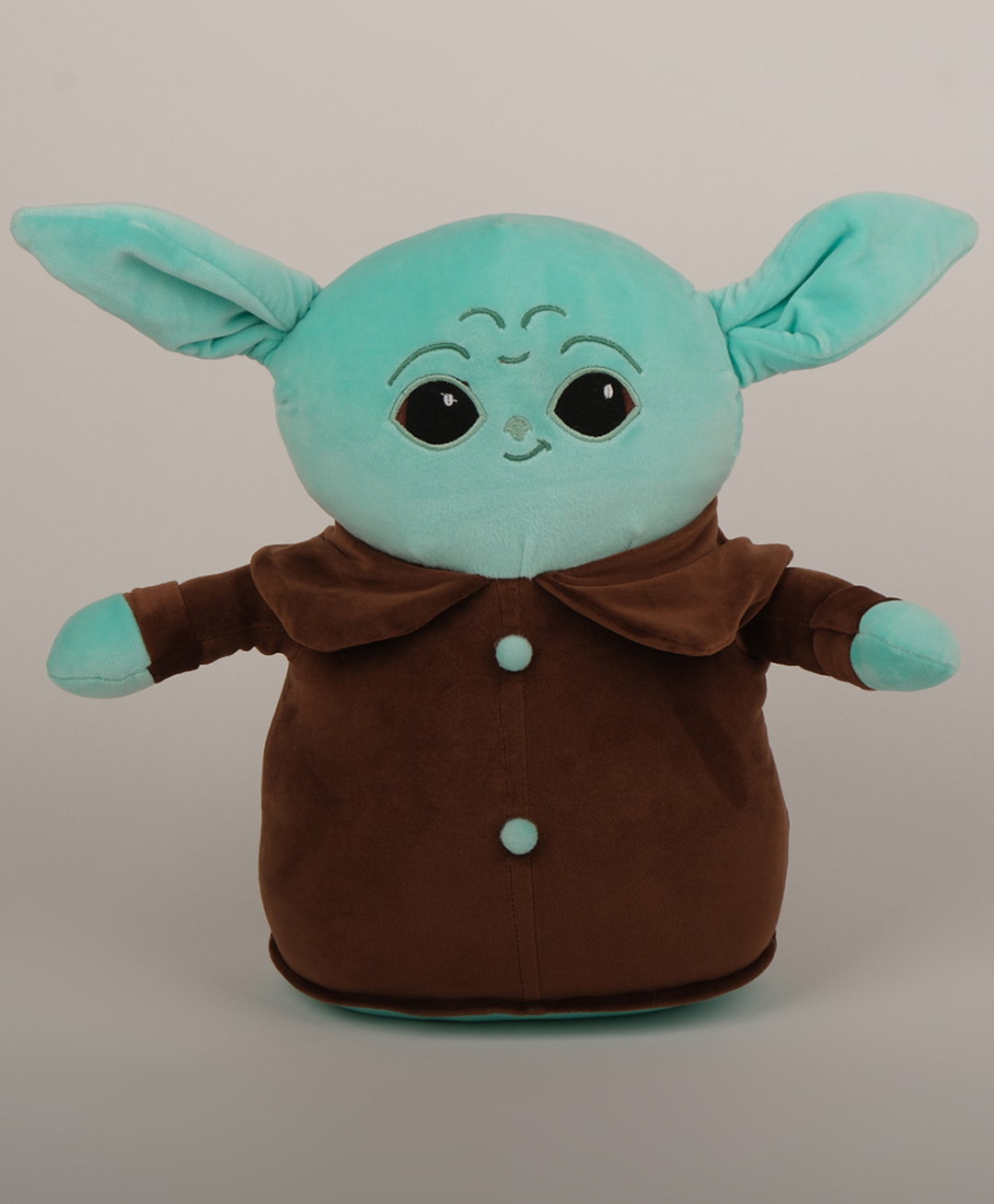 Dukiekooky Super Cute & Adorable Green and Dark Brown Jadoo Plush Soft Toy 40 cm-picture-22
