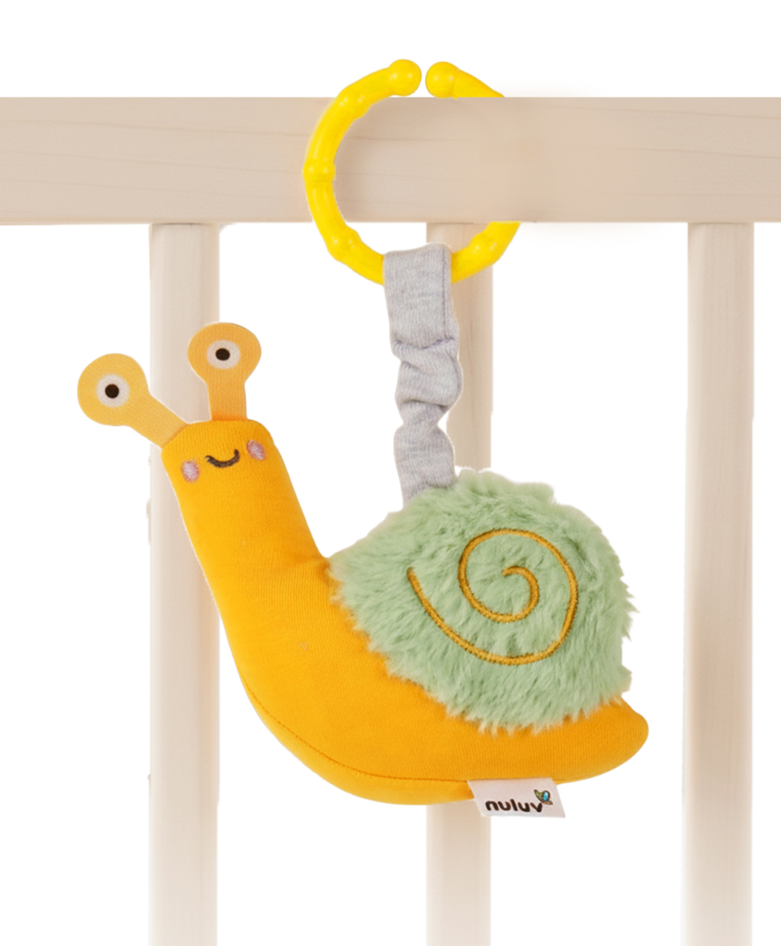 Nuluv Snail Rattle Buddy Soft Toys - Yellow-image-33