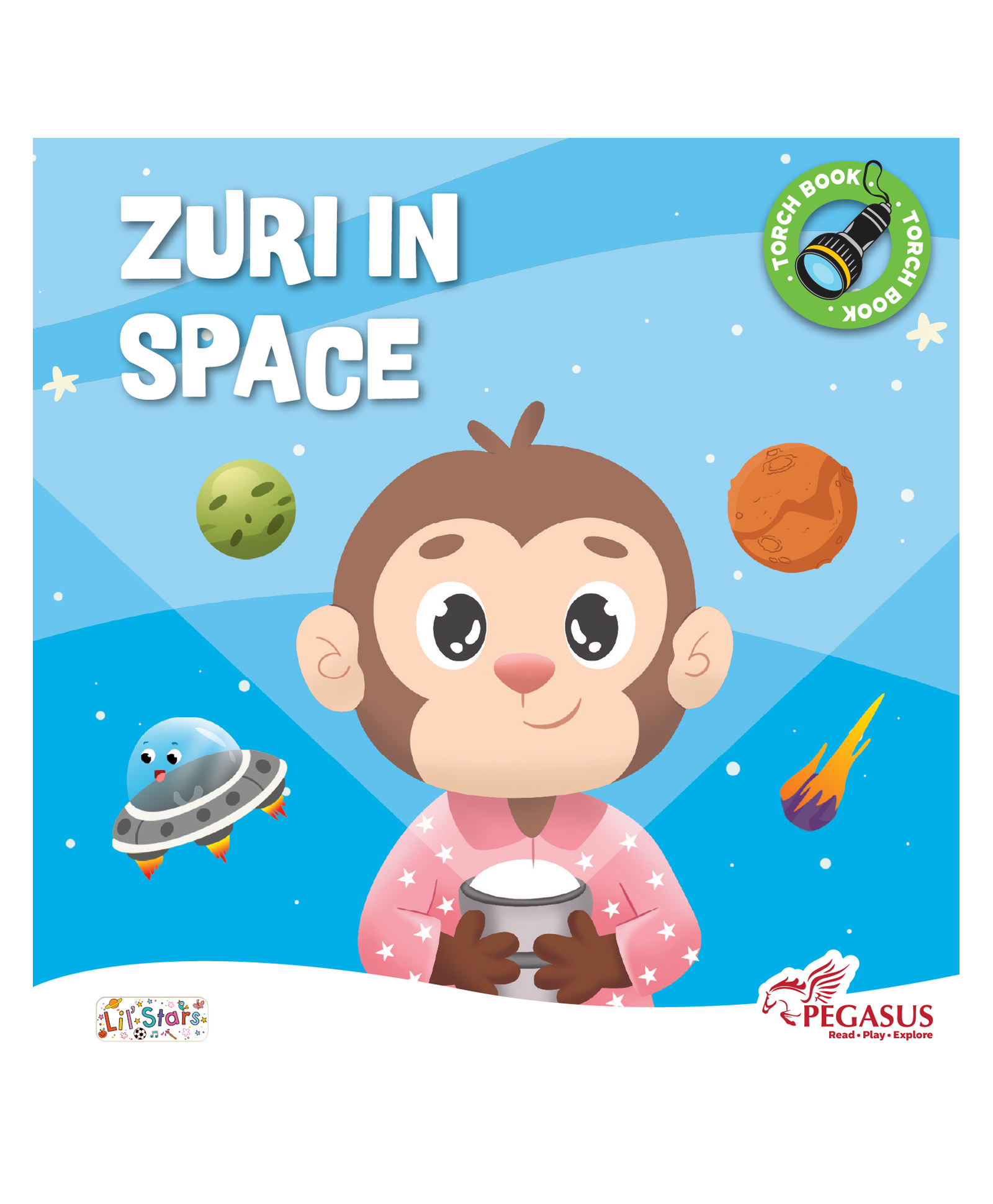 Torch Board Book Space | Light-Up Storybook for Babies & Toddlers 0+ Months with Flashlight | Interactive Bedtime Gift for Newborns-image-39