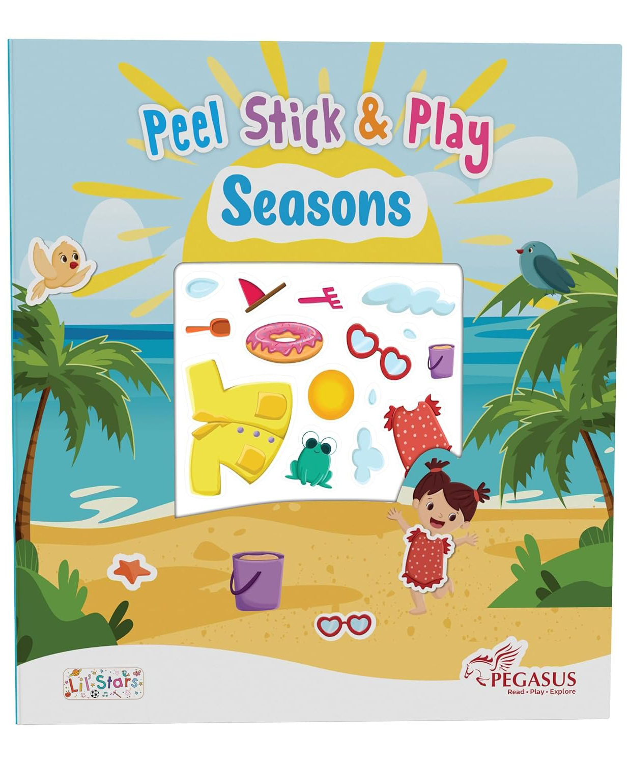 Peel, Stick, and Play Seasons Reusable Puffy Stickers Book for Kids Interactive Activity Book with 100+ Stickers for Year-Round Fun Educational & Mess-Free Play for Toddlers & Preschoolers-image-20