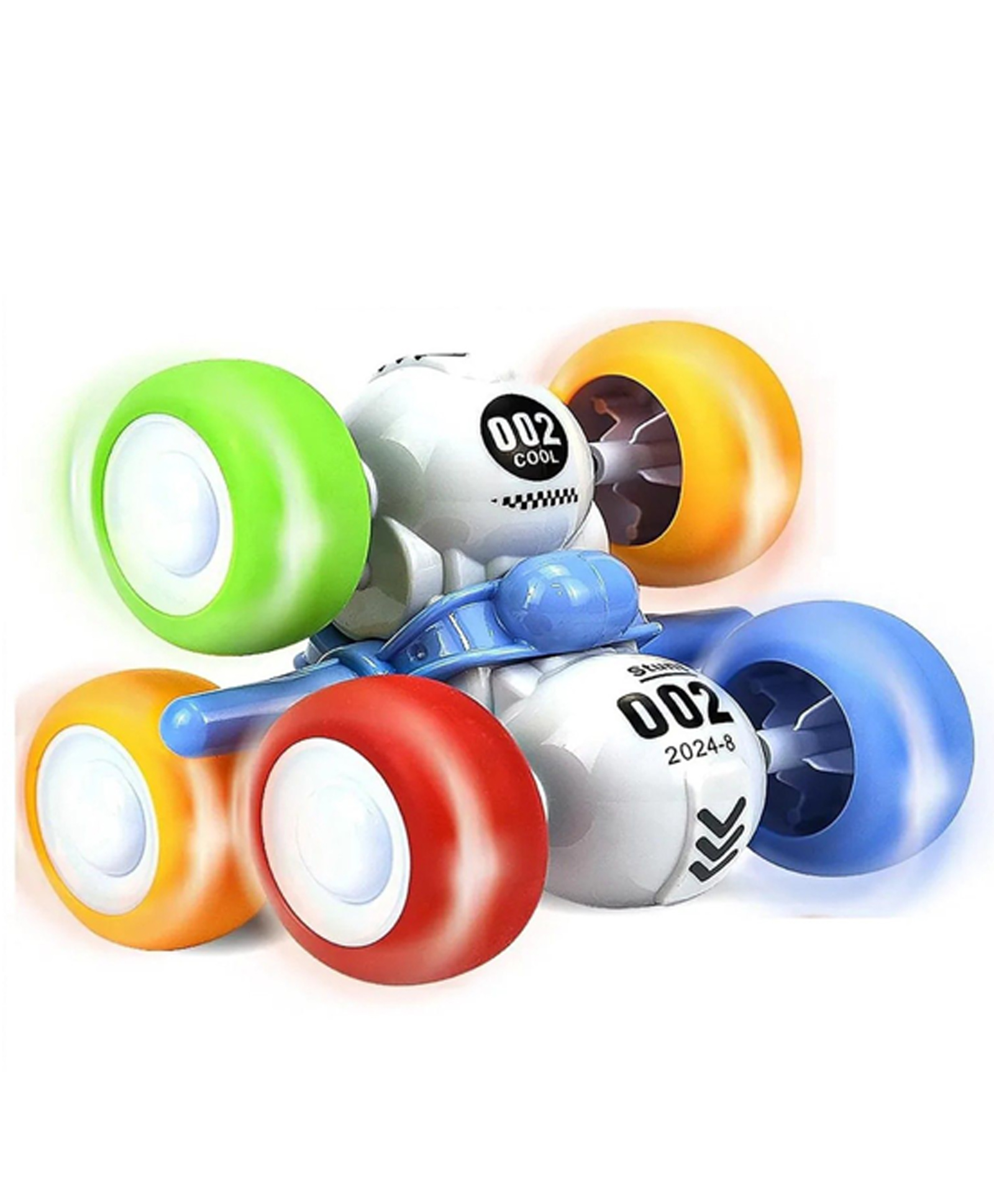 ADKD Tumbler Stunt Car Toy Friction Powered 360° Rotating Stunt Machine for Kids (Random Color)-picture-12