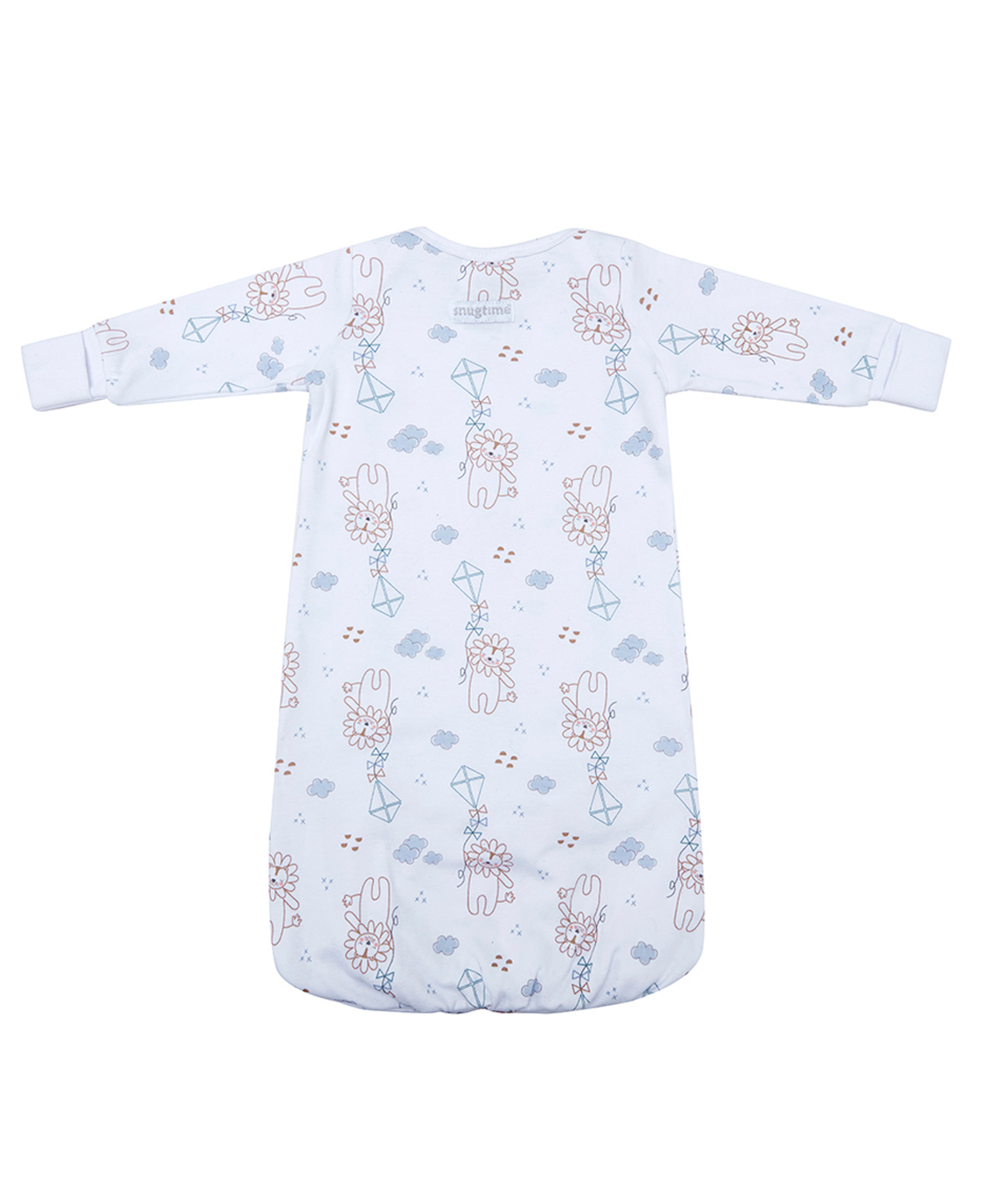 Snugtime Printed Newborn Sleeping Bag-Lion Print|Baby Sleep Sack|Elastic Bottom|Soft Cotton Fabric|For Unisex 0-3 months-image-9