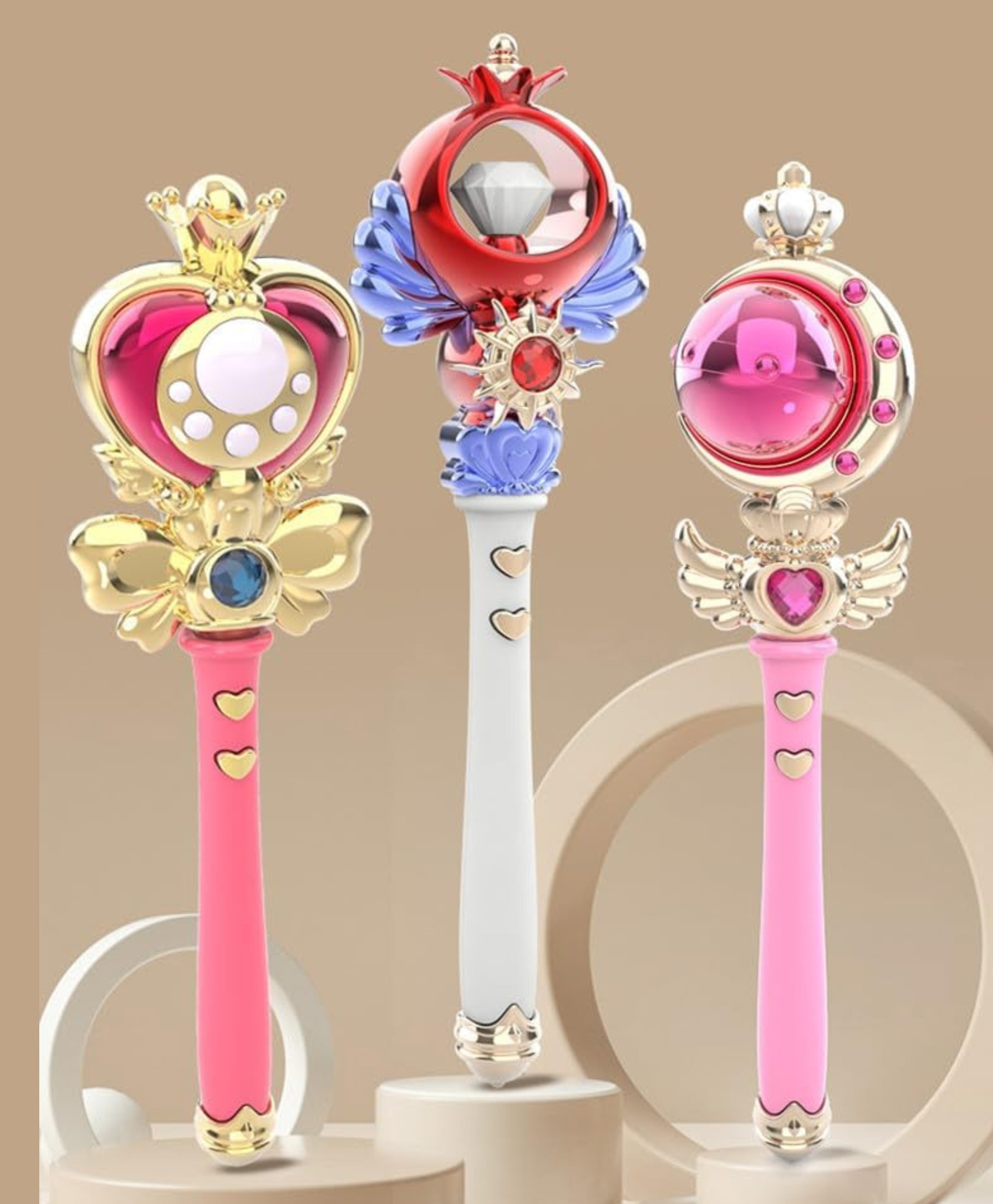 Lumo Brilliant Toys Magic Princess Star Wand Toys for Kids With Lights & Sound Effects Durable Role-Play Fun Entertainment Kids Toys (Pack of 1 Color May Vary)-image-49
