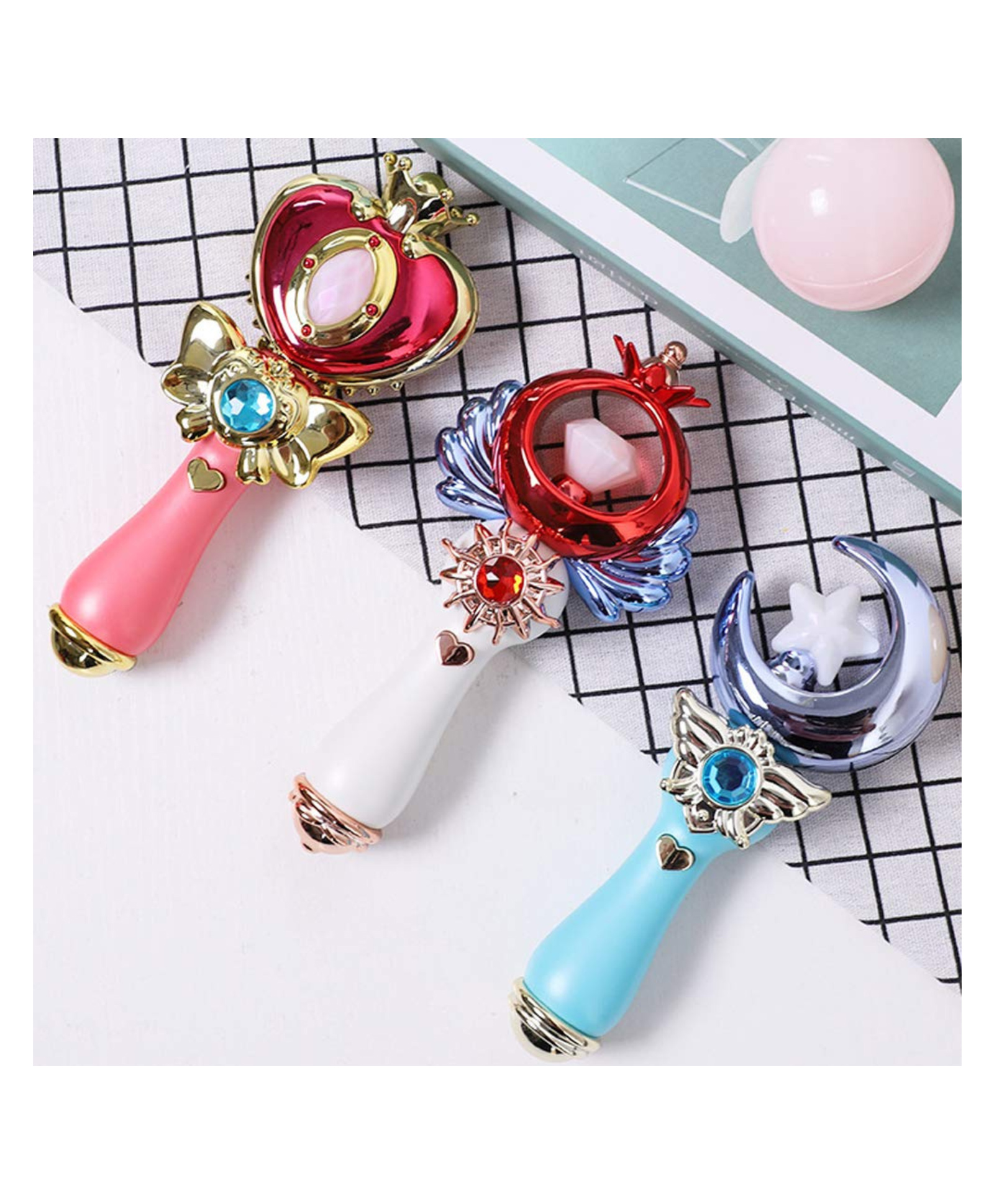 Lumo Brilliant Toys Magic Princess Star Wand Toys for Kids With Lights & Sound Effects Durable Role-Play Fun Entertainment Kids Toys (Pack of 1 Color May Vary)-image-48