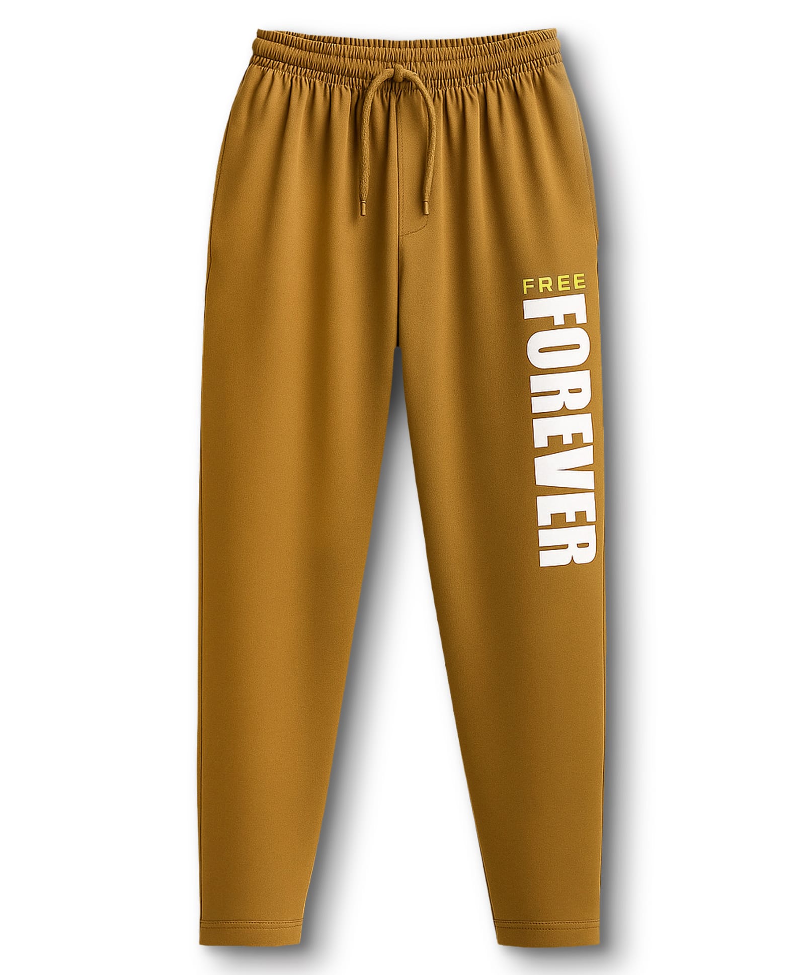 Taeko Single Jersey Knit Full Length Lounge Pant With Forever Print - Tan-picture-13