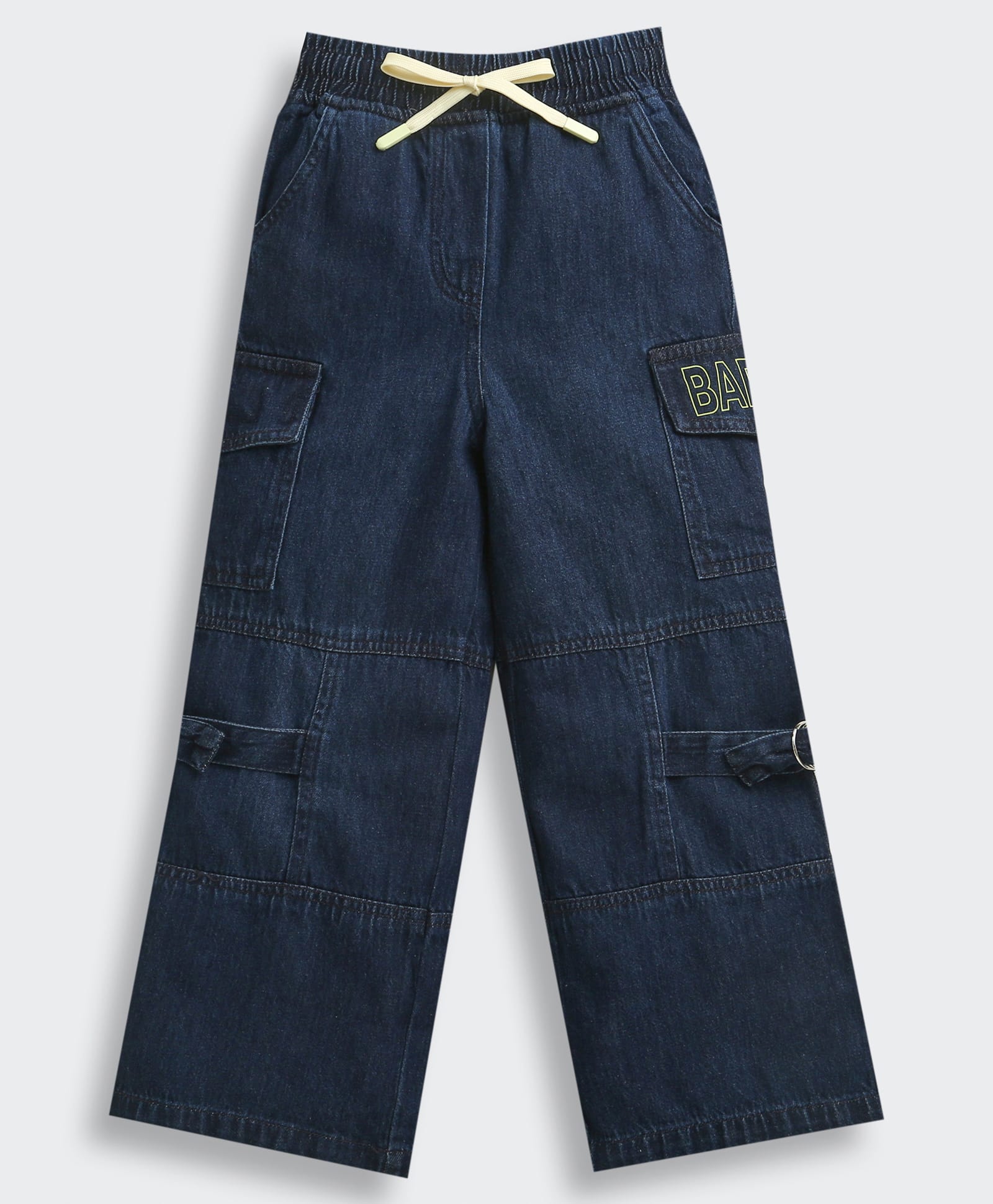 Barbie by Tiny Girl Denim Brand Name Printed Jeans - Dark Blue-picture-23