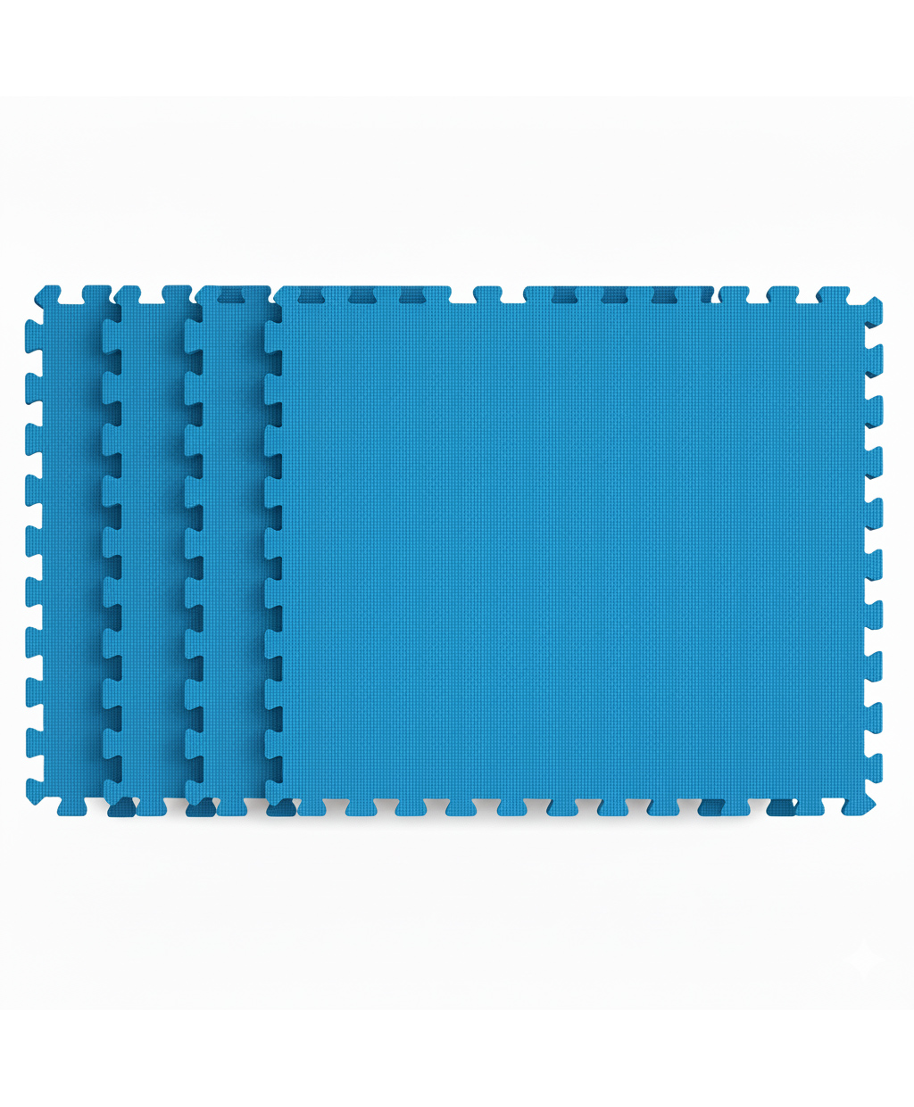 De Jure Fitness Kids Interlocking Play Mat Soft Puzzle Floor Tiles for Babies & Kids | Safe, Non-Toxic, 55 x 55 cm Each, 12 mm Thick, Blue, Set of 4-image-22