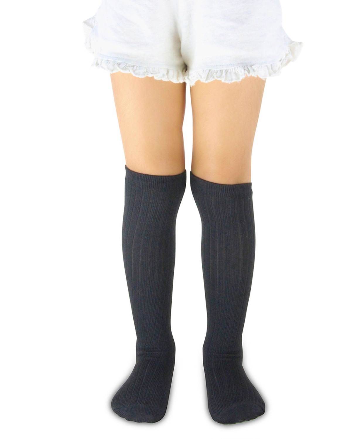 Neska Moda Cotton Elastane Ribbed Socks - Black-picture-16