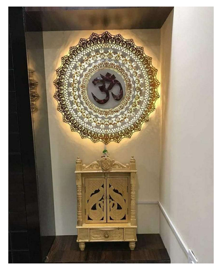 Creator Handicrafts OM Wall Decor With LED-image-9