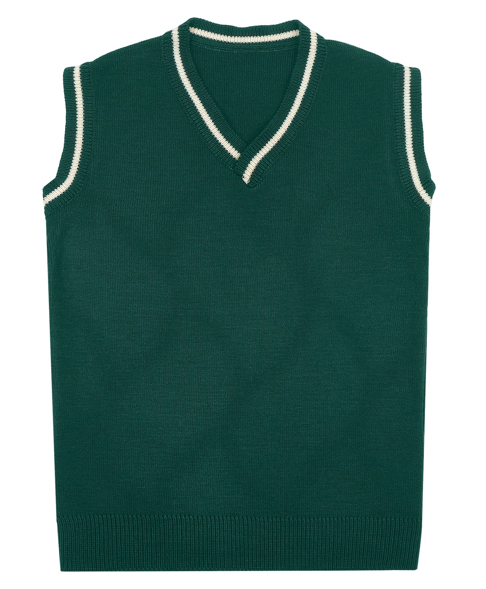 Elefantino Knit Sleeveless Solid Vest - Green-image-5