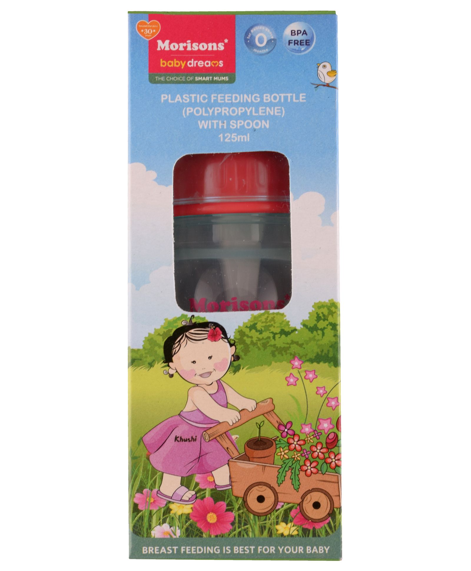 farlin feeding bottle with spoon