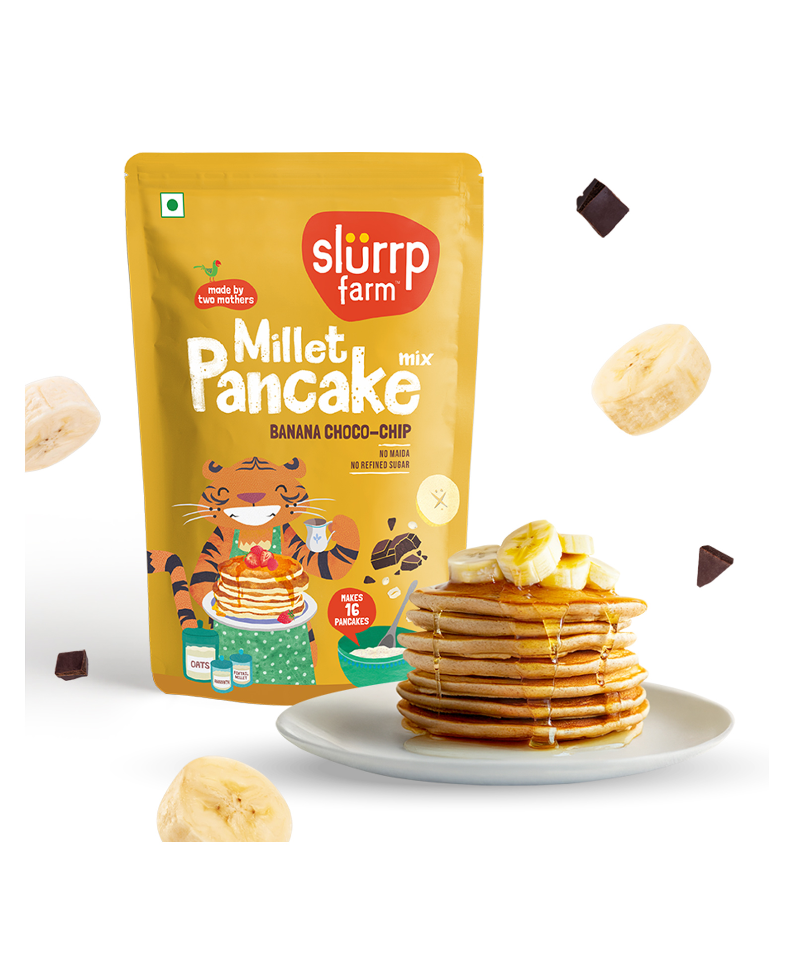 Slurrp Farm Banana Choco Chip Pancake - 300 g-image-36