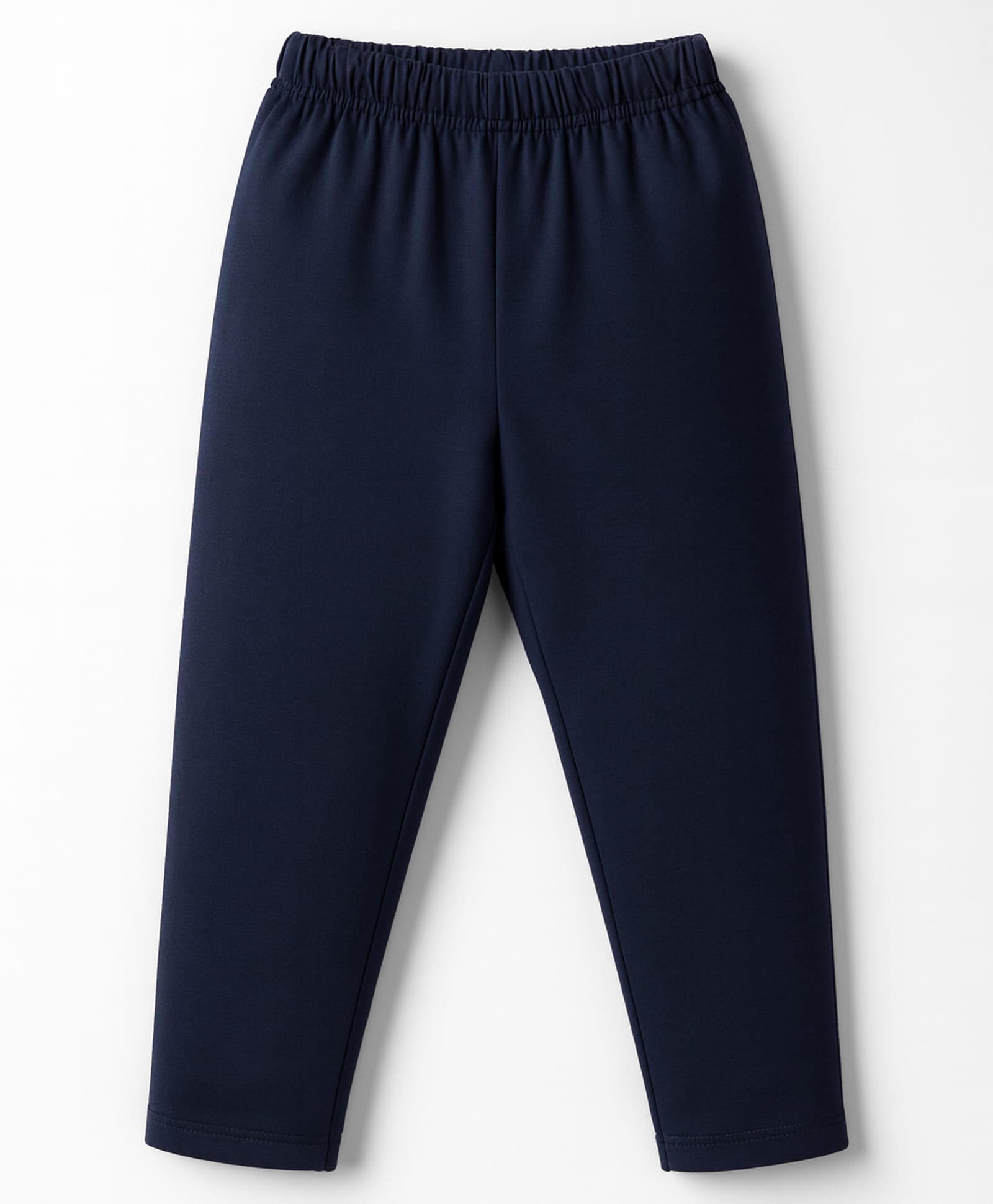 Ollypop Cotton Knit Full Length Solid Black Leggings - Navy Blue-picture-39