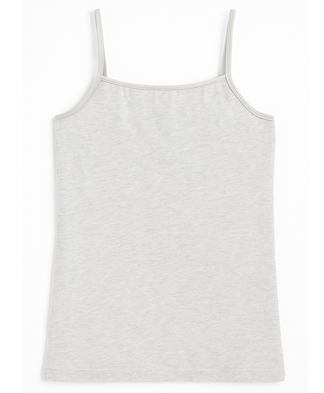 Charm n Cherish Cotton Blend Knit Padded Camisole - Grey-image-45