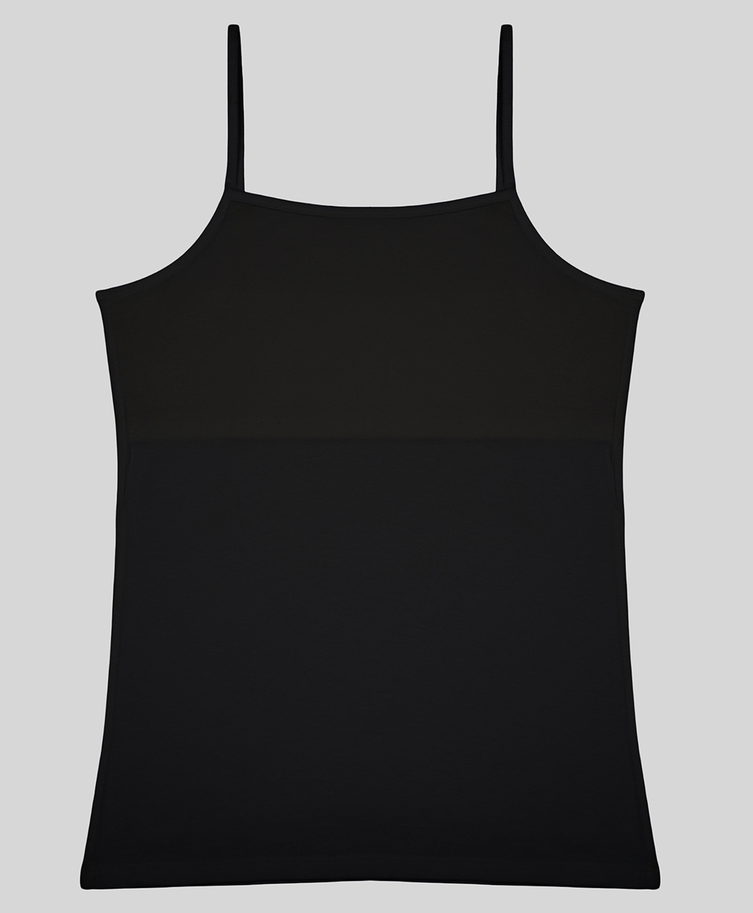 Charm n Cherish Cotton Blend Knit Sleeveless Padded Camisole - Black-picture-24