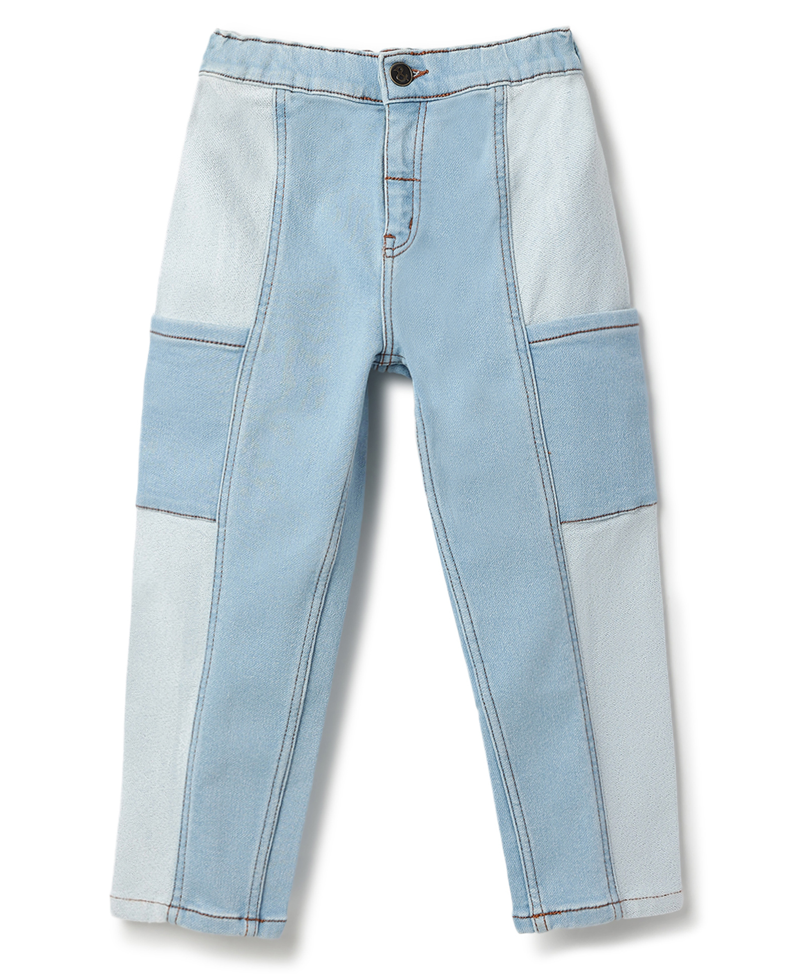 Tales & Stories Denim Woven Cut & Sew Jeans - Light Blue-picture-22