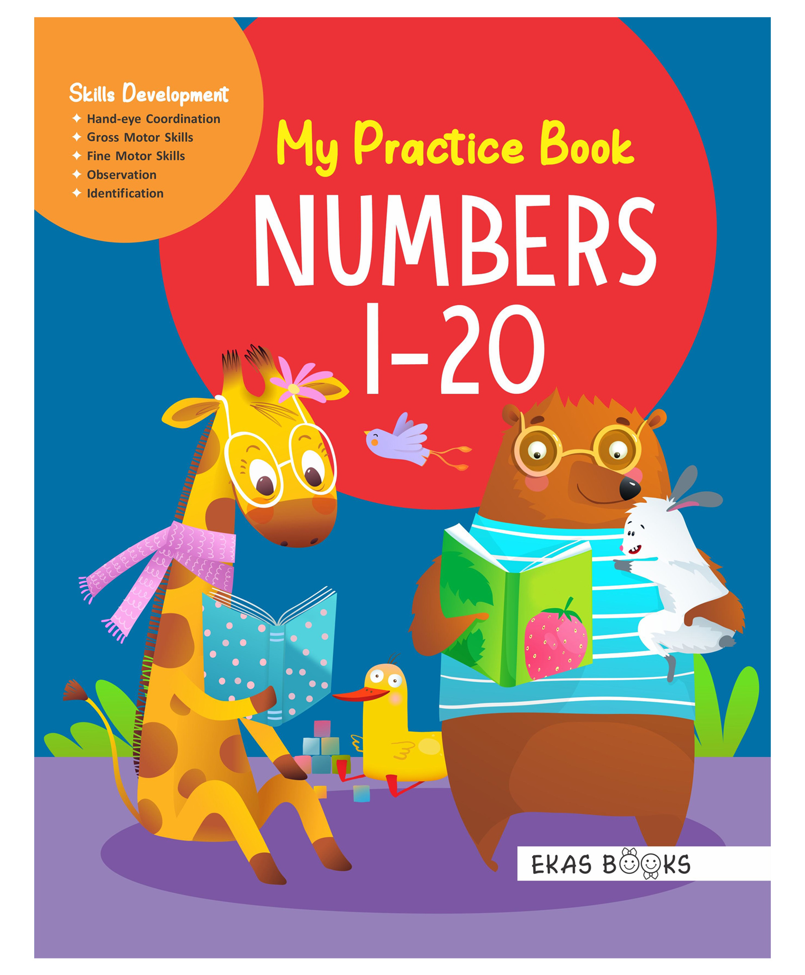 Numbers 1-20 Writing Workbook | My Practice Book | For 3-6 Years Old Kids | Numbers 1-20 | Early Learning Books-image-19