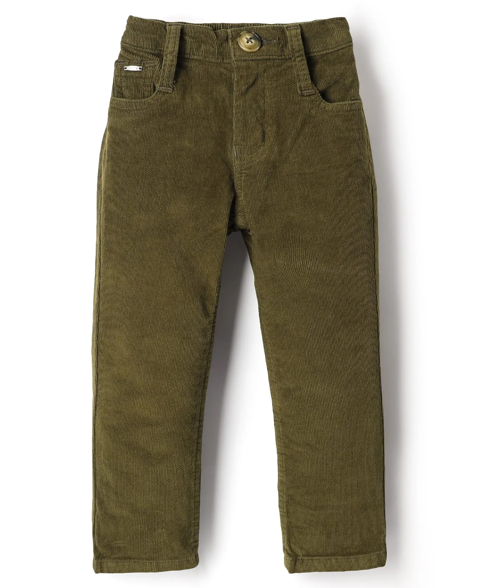 Noddy Solid Trousers - Olive Green-image-37